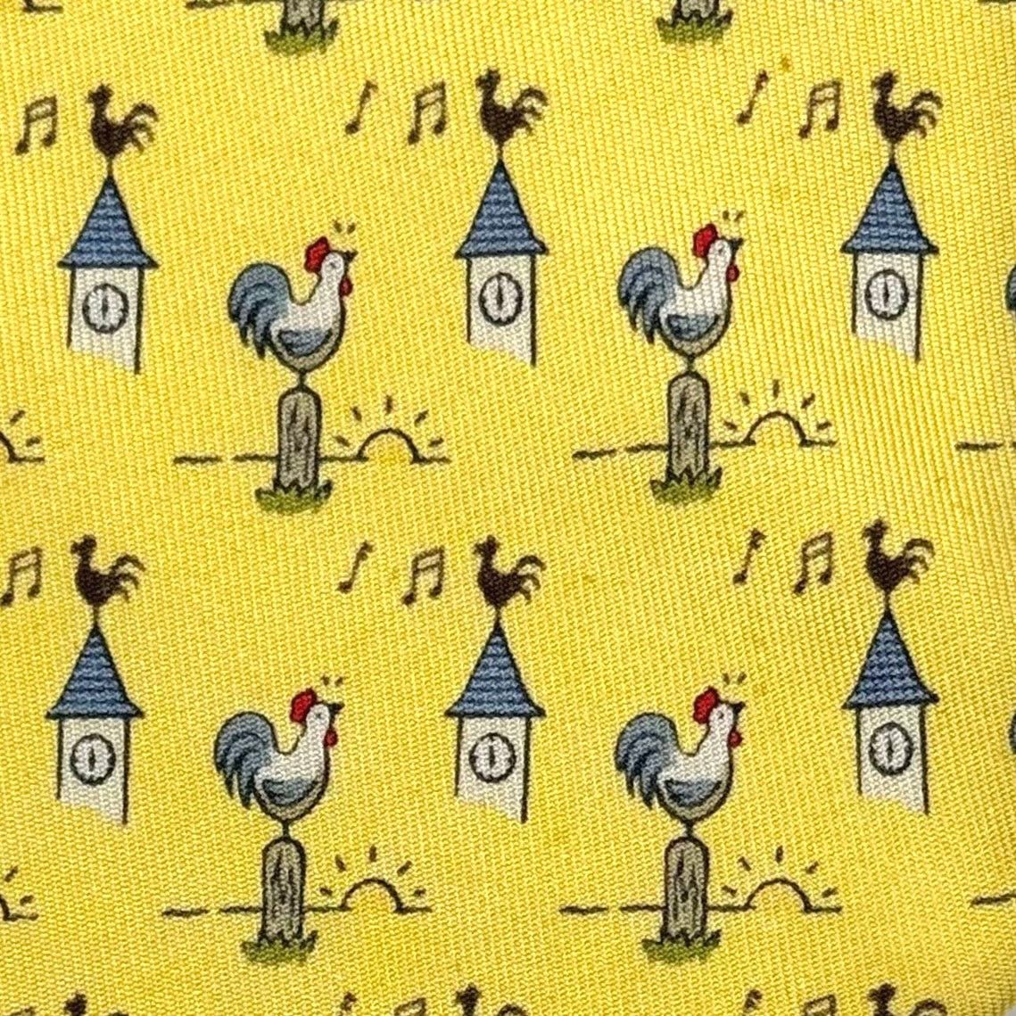 Hermes Hermes ‘Rooster’ Tie Size ONE SIZE - 3 Thumbnail