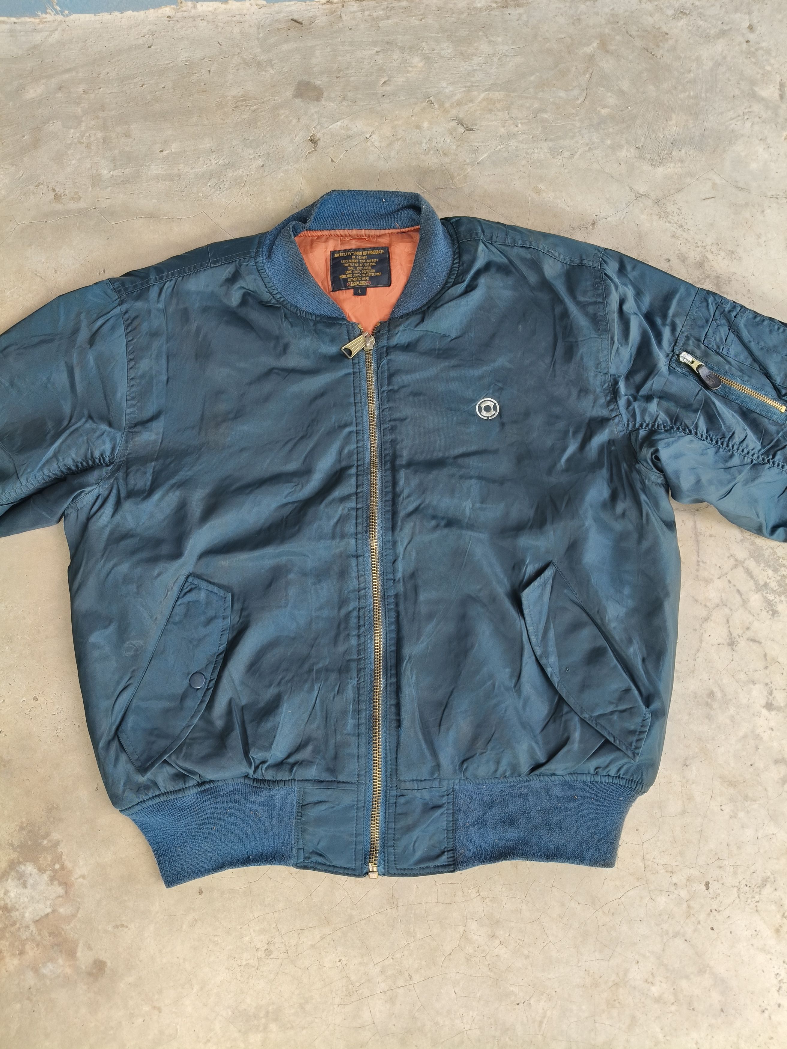Japanese Brand Bomber Jacket Fly' Sman Size US L / EU 52-54 / 3 - 5 Thumbnail