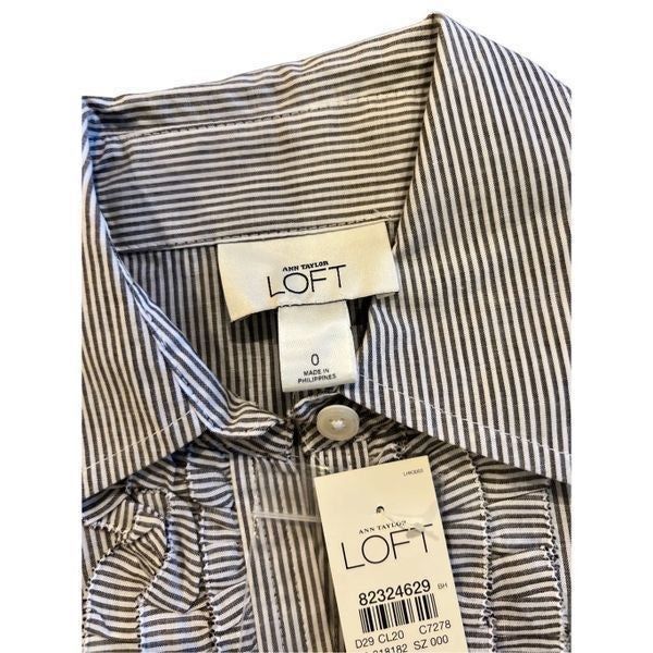Loft LOFT classic shirt size O Size XS / US 0-2 / IT 36-38 - 8 Thumbnail