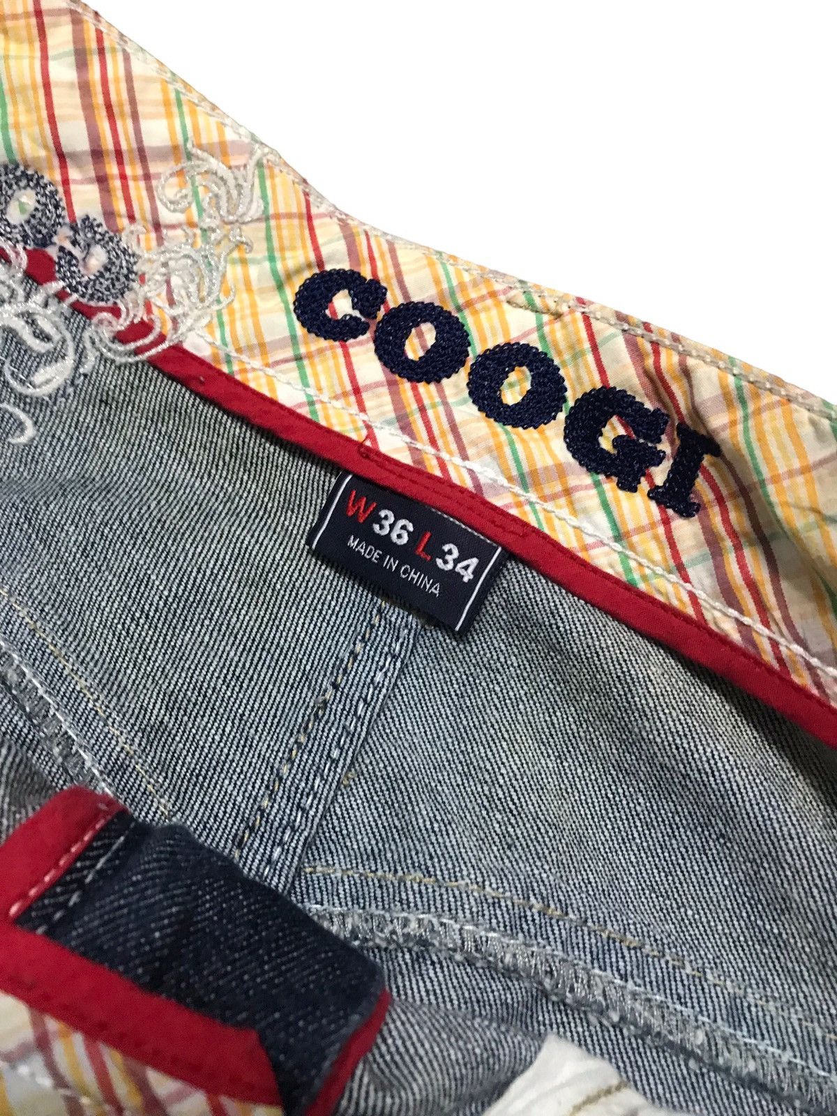 Affliction 🔥🔥Crazy Rare Affliction Style Coogi Y2K Embroidery Jeans Size US 38 / EU 54 - 6 Thumbnail