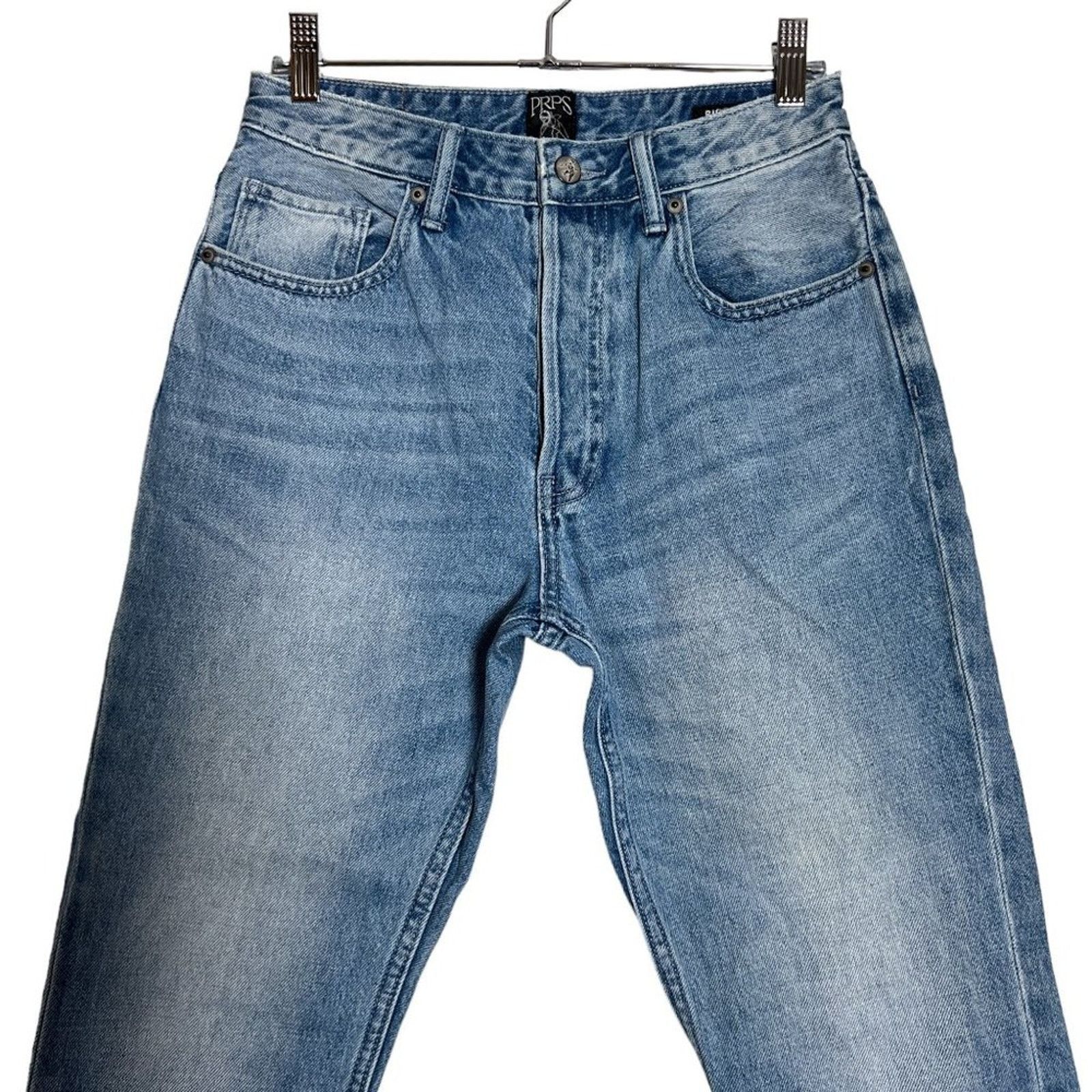 Prps PRPS Biscayne High Rise Crop Frayed Hem Jeans Blue Size 28 Size 28" / US 6 / IT 42 - 10 Thumbnail