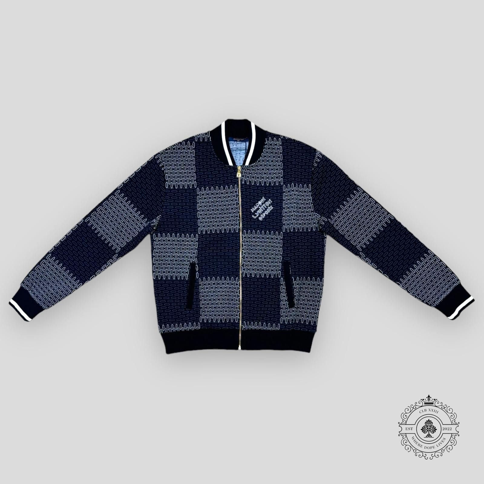 Louis Vuitton Louis Vuitton Tennis Damier Quilted Cotton Bomber in Navy Size US XL / EU 56 / 4 - 1 Thumbnail
