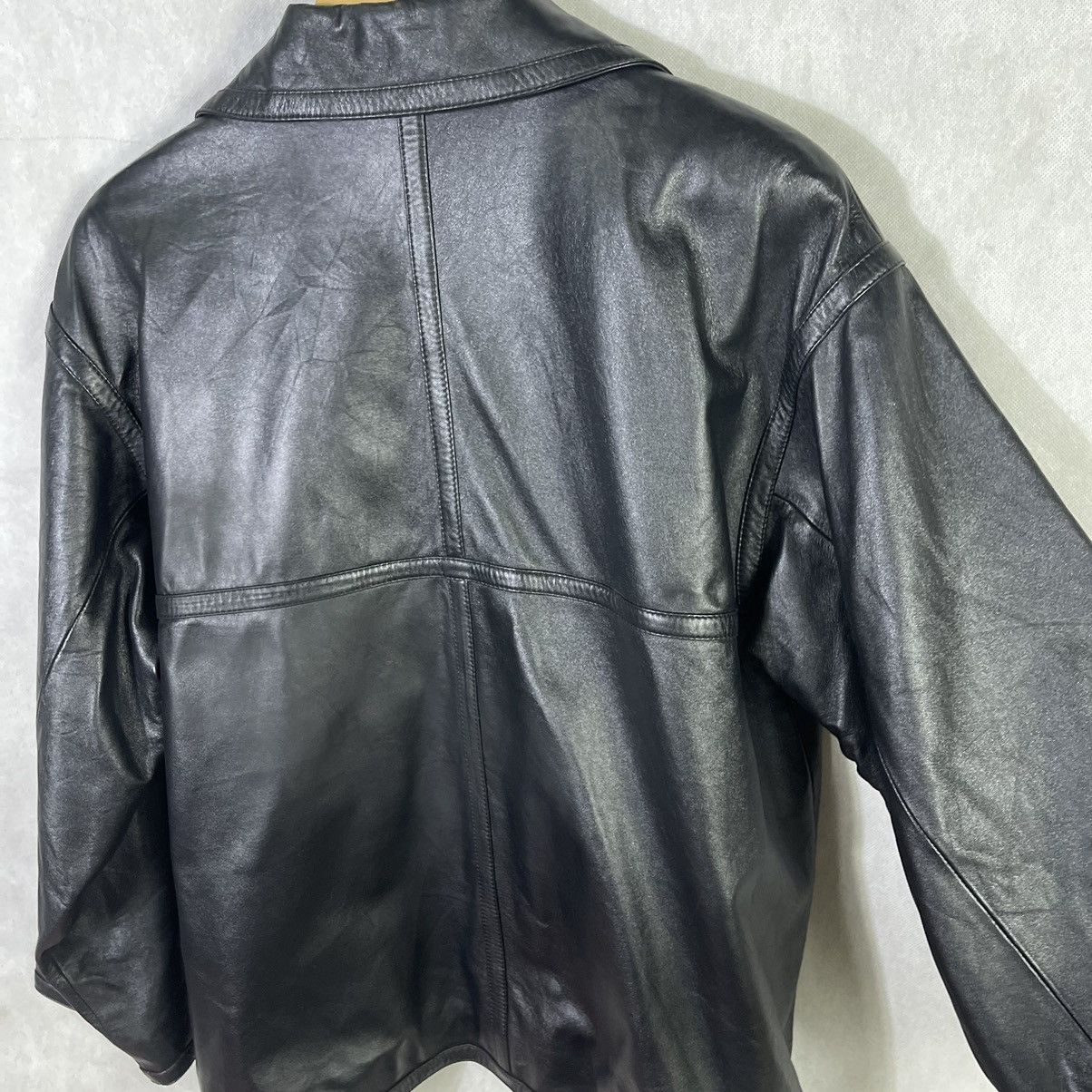 Courreges Vintage Courreges Paris Buckle Double Collar Leather Jacket Size XS / US 0-2 / IT 36-38 - 6 Thumbnail