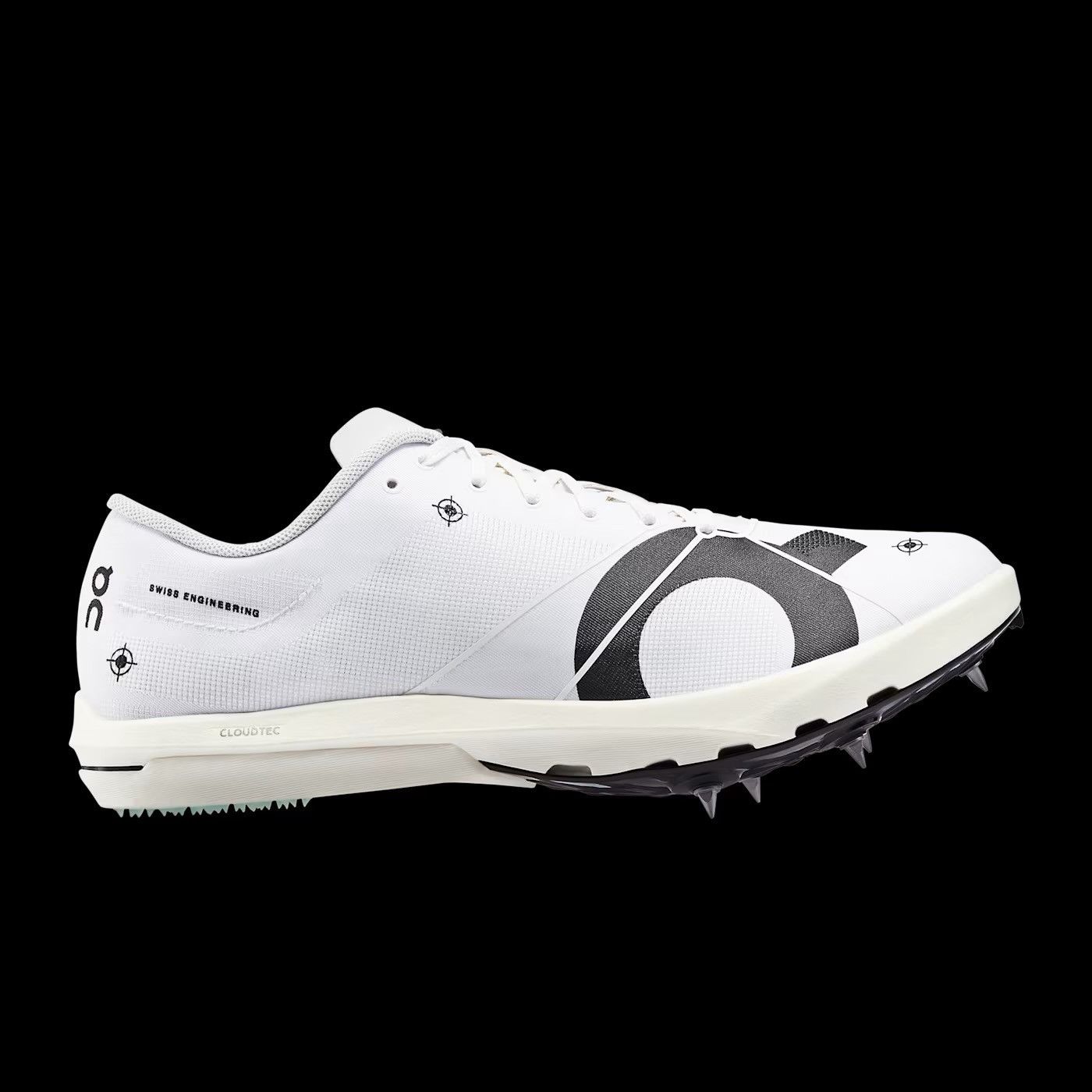 On Cloud Cloudspike 10000M Track Running Shoes - Size 11.5 in White, Men's