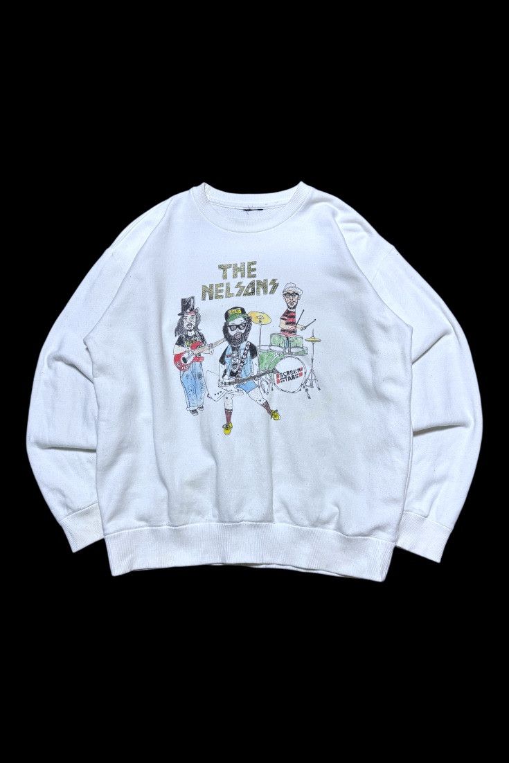 Band Tees Vintage 90s THE NELSONS Screen Stars sweatshirt Size US M / EU 48-50 / 2 - 1 Thumbnail
