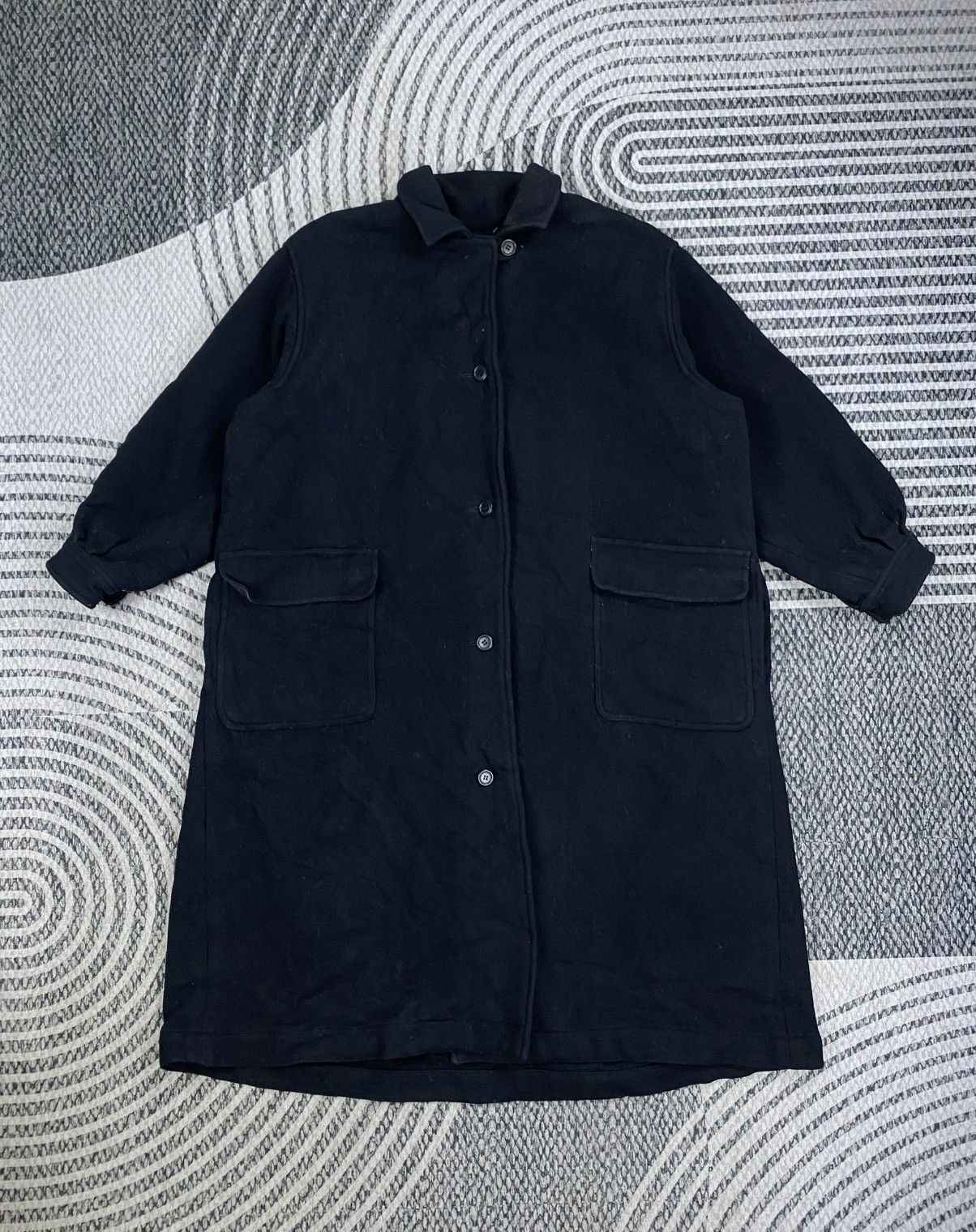 Comme des Garcons Vintage Comme des Garçons Wool Long Jacket Size US XL / EU 56 / 4 - 5 Thumbnail