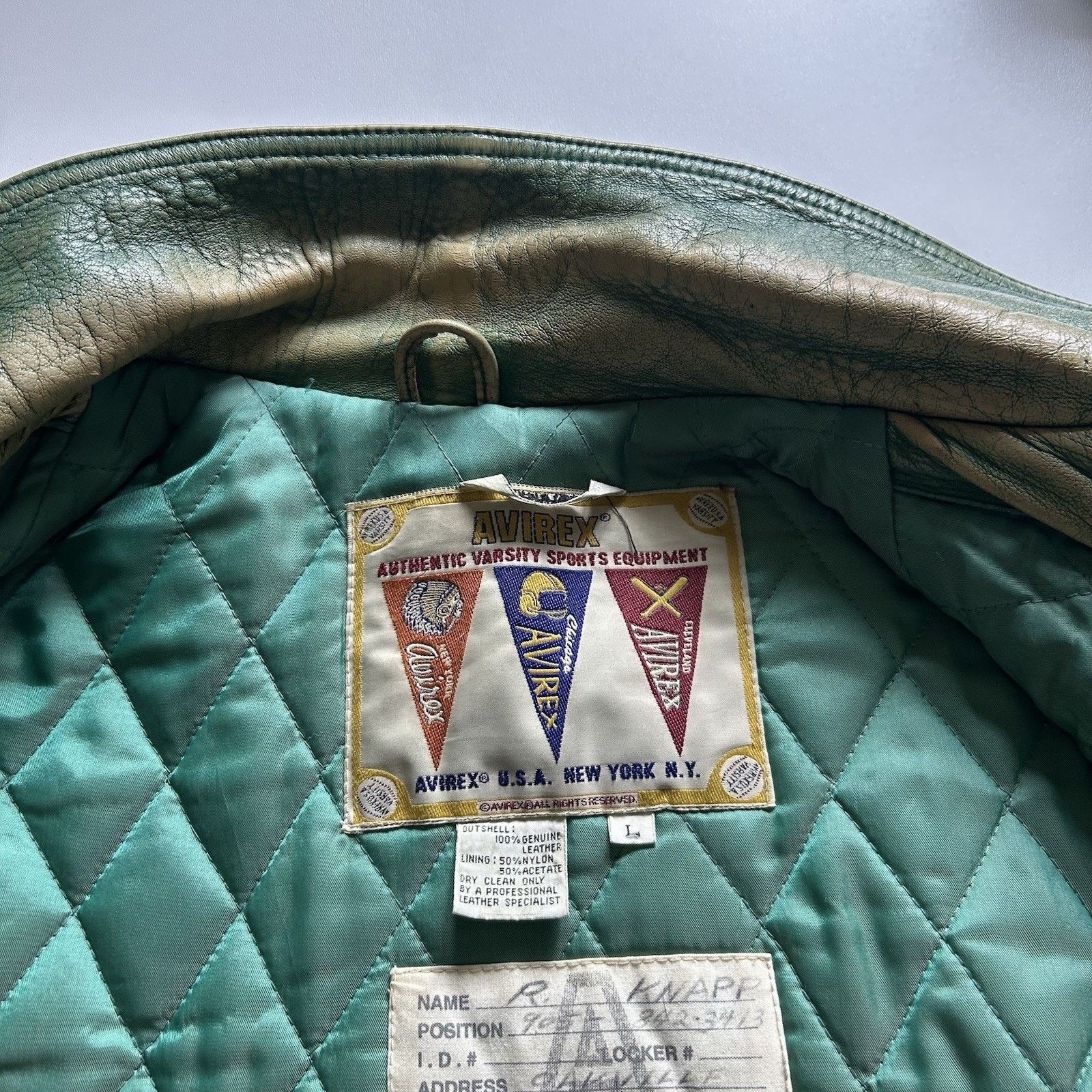Avirex × Vintage Vintage 90s Avirex Alaskan Wild Bears Leather Jacket Large Size US L / EU 52-54 / 3 - 12 Thumbnail