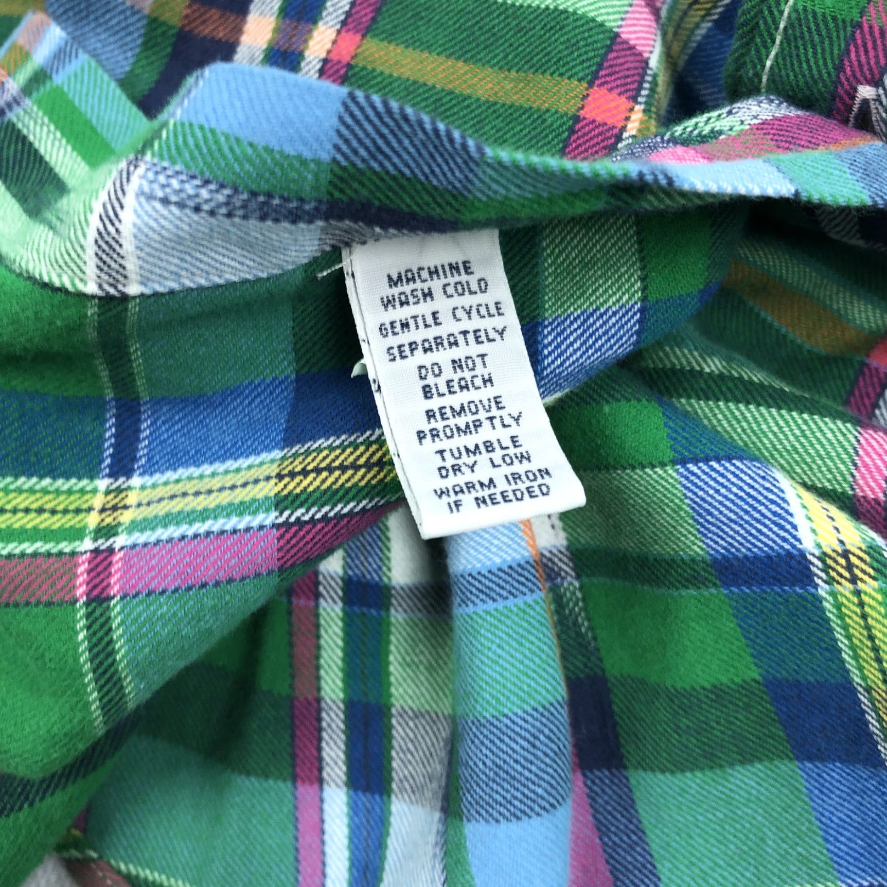 Polo Ralph Lauren Polo Ralph Lauren Men's XL Green Plaid Button-Down Flannel Shirt Long Sleeve Size US XL / EU 56 / 4 - 6 Thumbnail