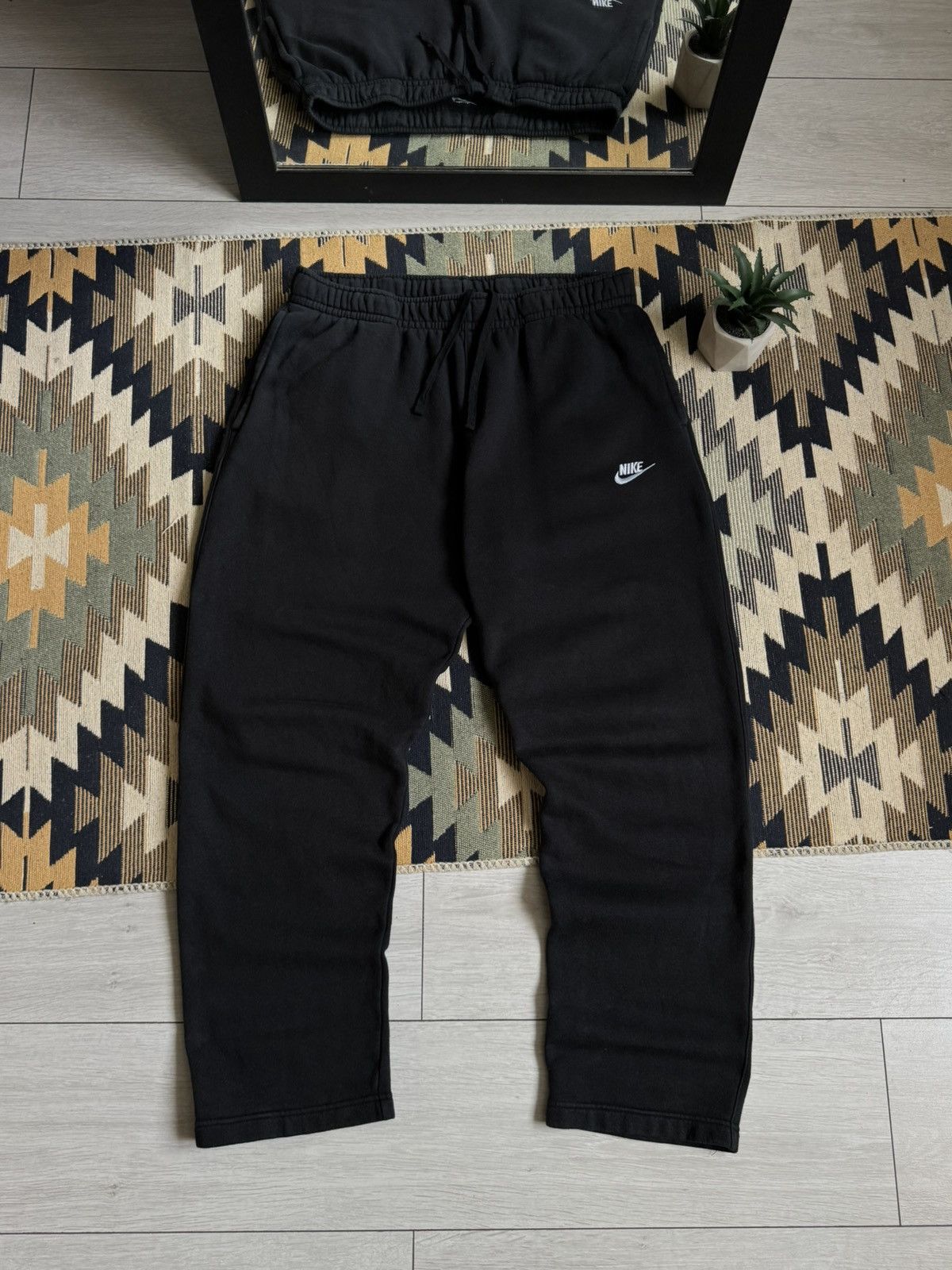 Nike Nike Baggy Y2K Swoosh Drill Sweatpants Size US 36 / EU 52 - 1 Thumbnail