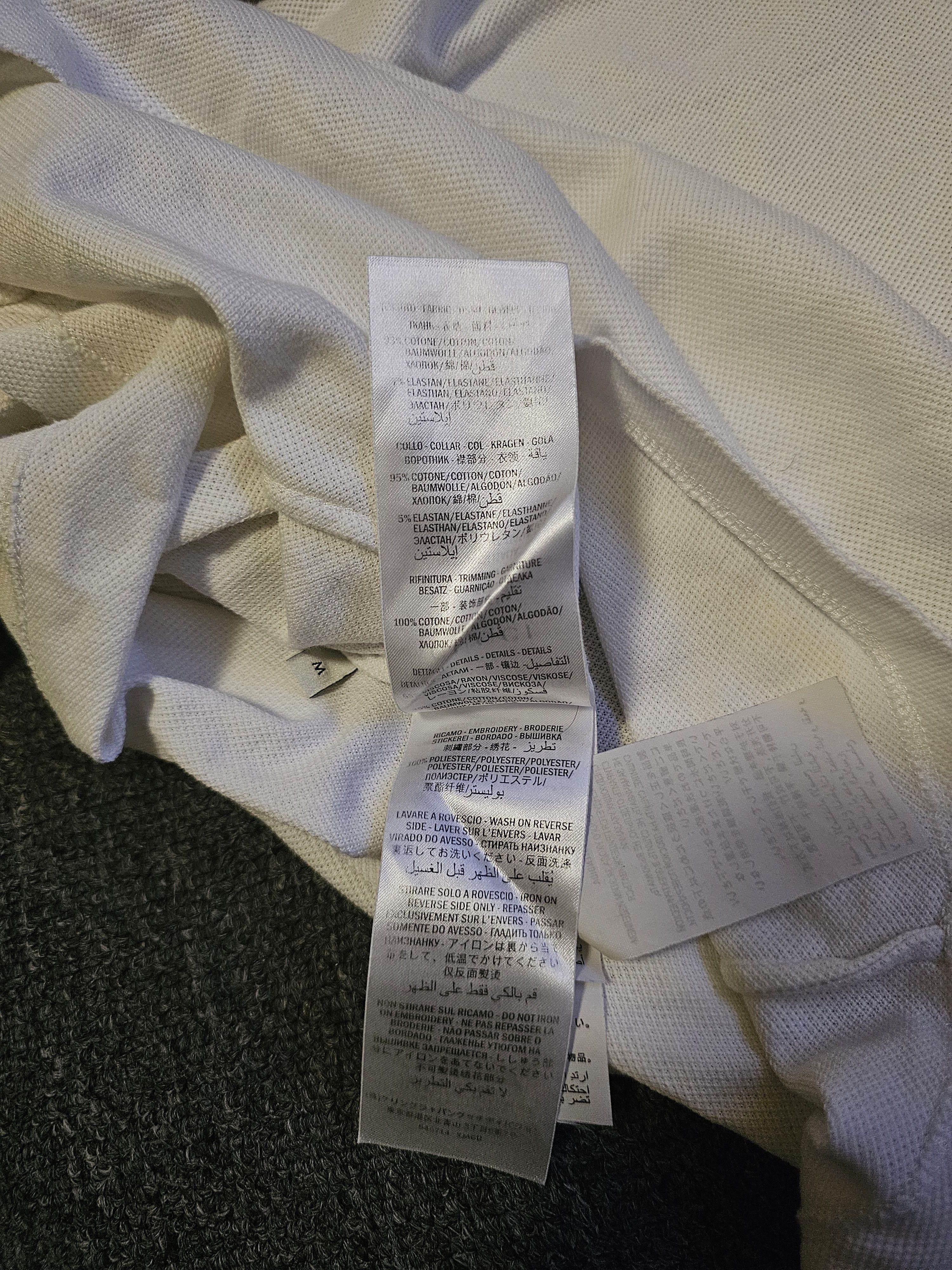 Gucci GUCCI Men's White Polo Shirt Size M Size US M / EU 48-50 / 2 - 6 Thumbnail