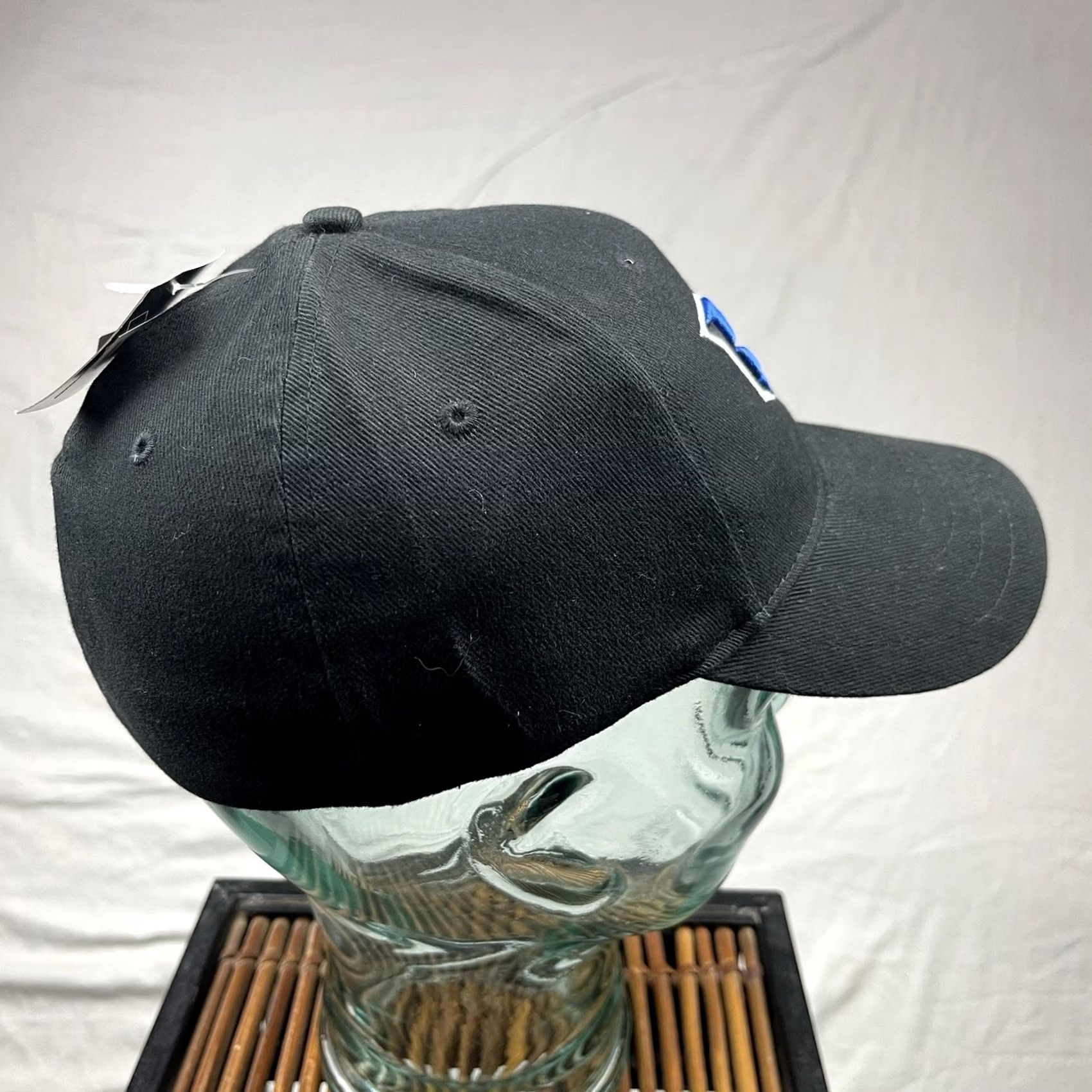 Drew VINTAGE Drew Pearson Hitmen Hat Cap Mens Fitted Stretch Black XFL Baseball Cap Men One Size Black City Sports Adjustable, Breathable, Stretch Size US M / EU 48-50 / 2 - 3 Thumbnail