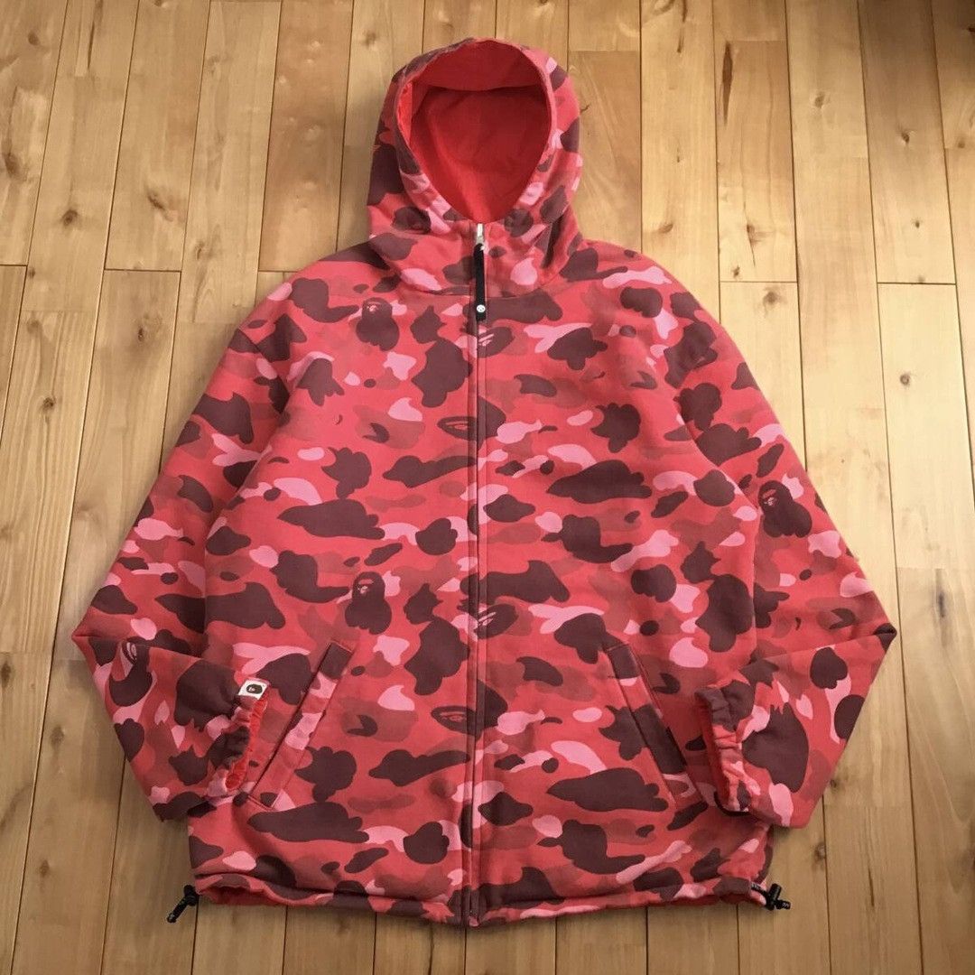 Bape 🔥Reversible🔥 BAPE Pharrell Camo Zip Hoodie Jacket APE NIGO Size US L / EU 52-54 / 3 - 1 Thumbnail