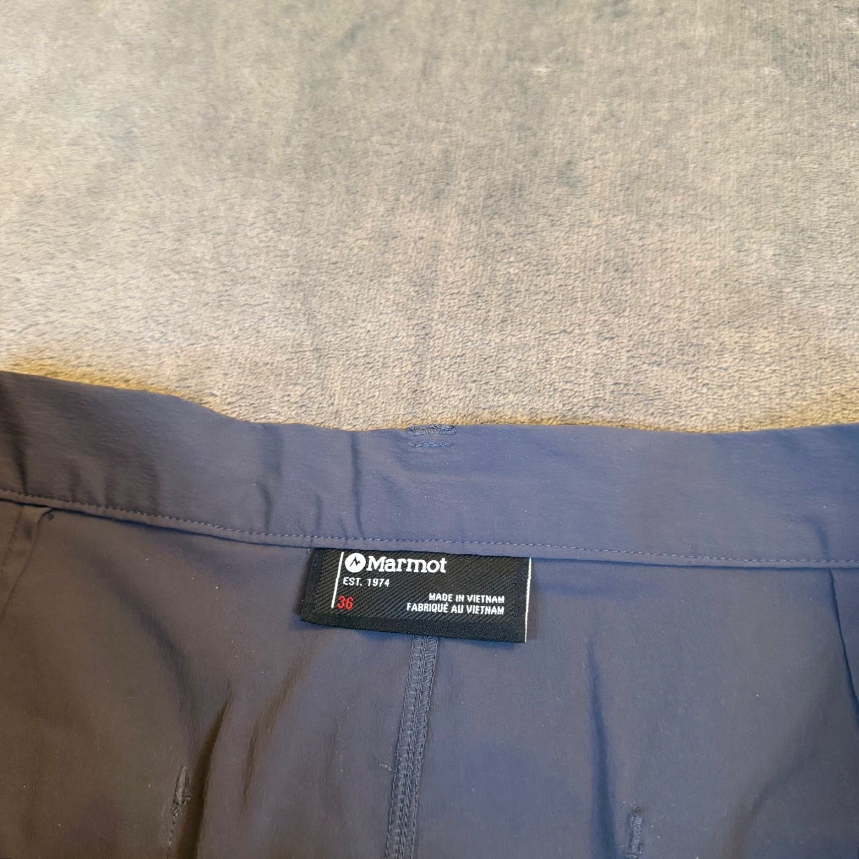 Marmot VINTAGE Marmot Arch Rock Pants Mens 36 Dark Steel Grey Hiking Outdoor M15338-1132 NWT Size US 36 / EU 52 - 4 Thumbnail