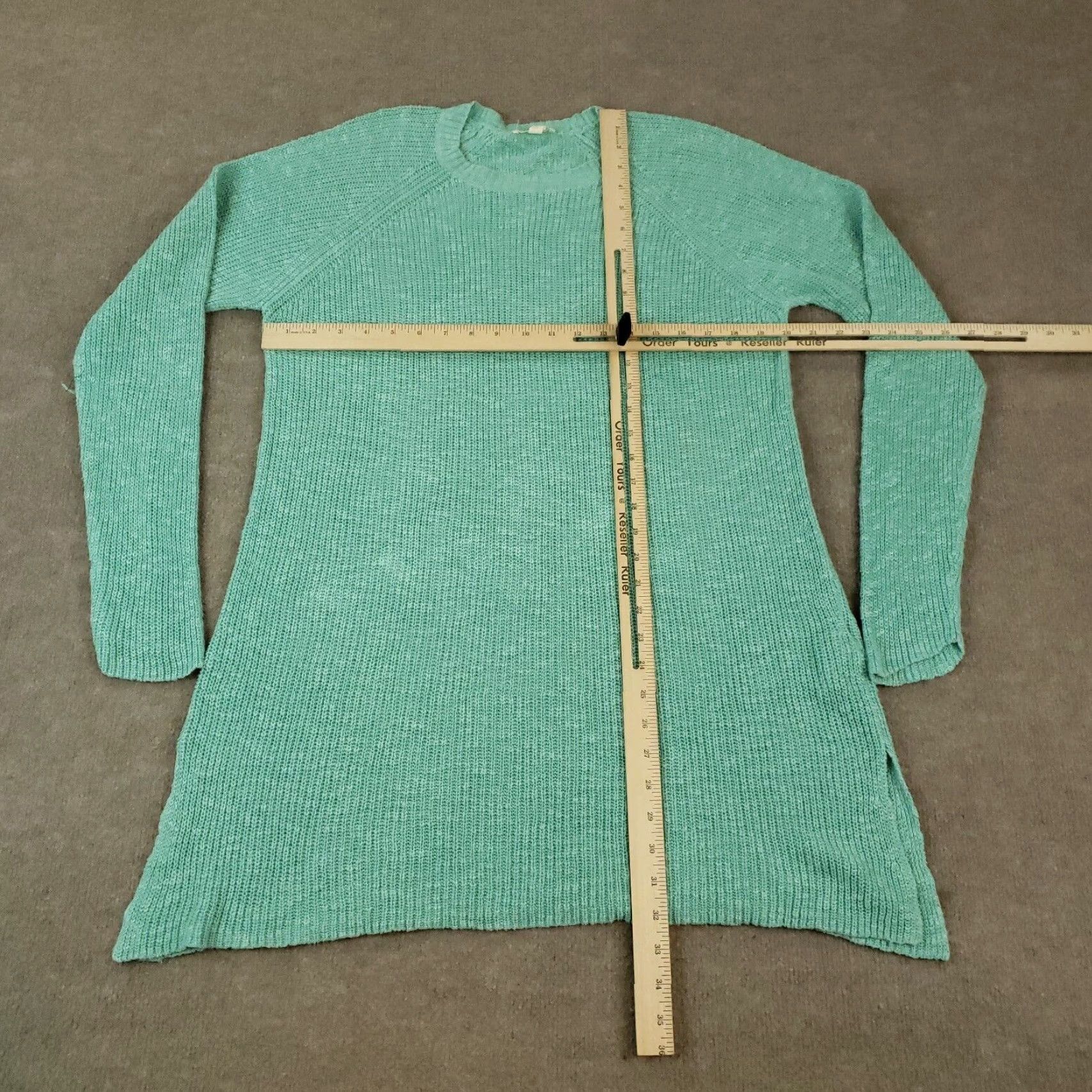 Eileen Fisher Eileen Fisher Sweater Womens XL Blue Knit Pullover Casual Long Sleeve Crew Neck Cotton Linen Classic Size XL / US 12-14 / IT 48-50 - 2 Thumbnail