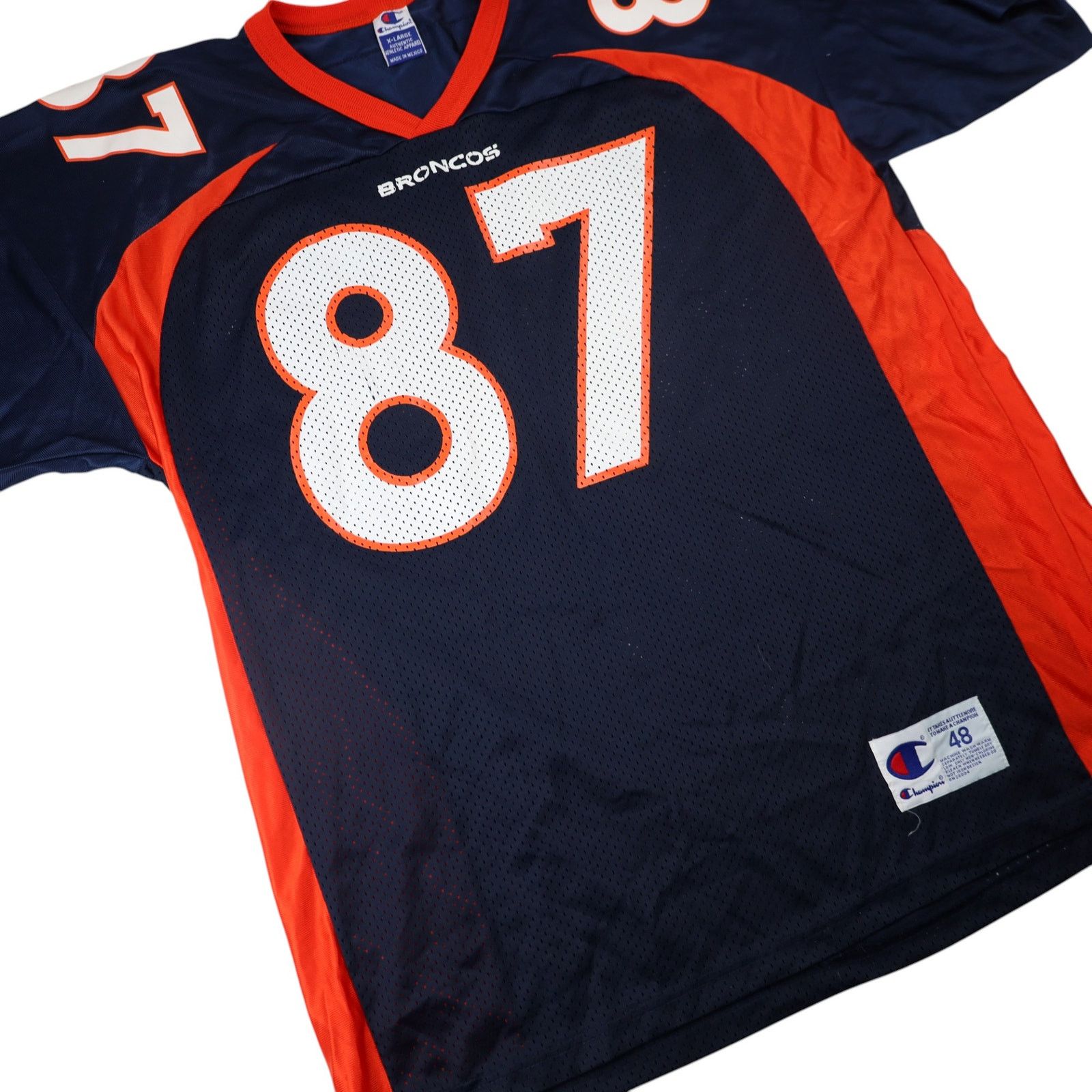 Champion × NFL × Vintage Vintage Champion Denver Broncos #87 Ed McCaffrey Jersey Size US XL / EU 56 / 4 - 3 Thumbnail