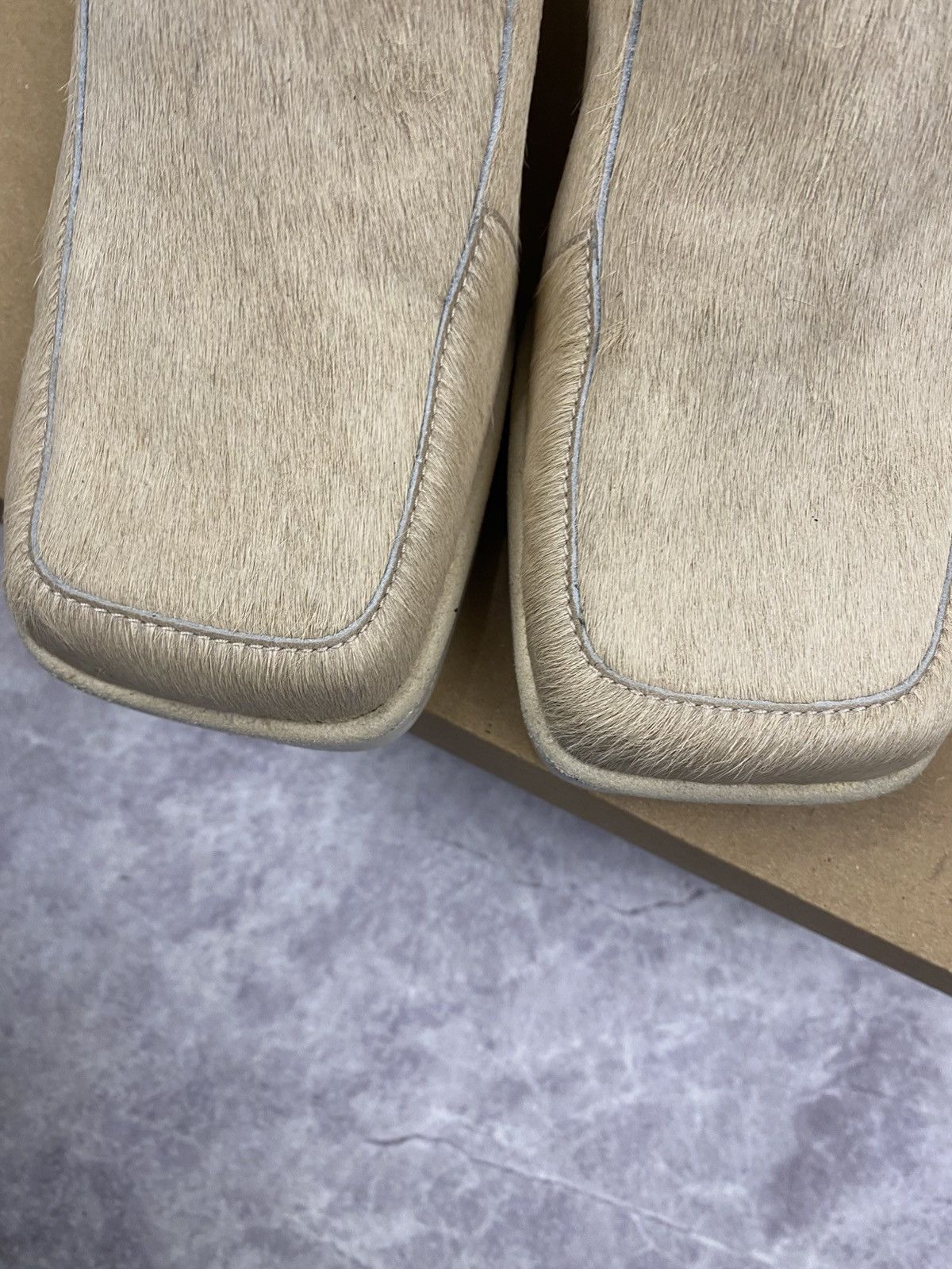 Eckhaus Latta Ugg x Eckhaus Latta Cowboy Block Fur Mules Size: 37 Size US 7 / IT 37 - 3 Thumbnail