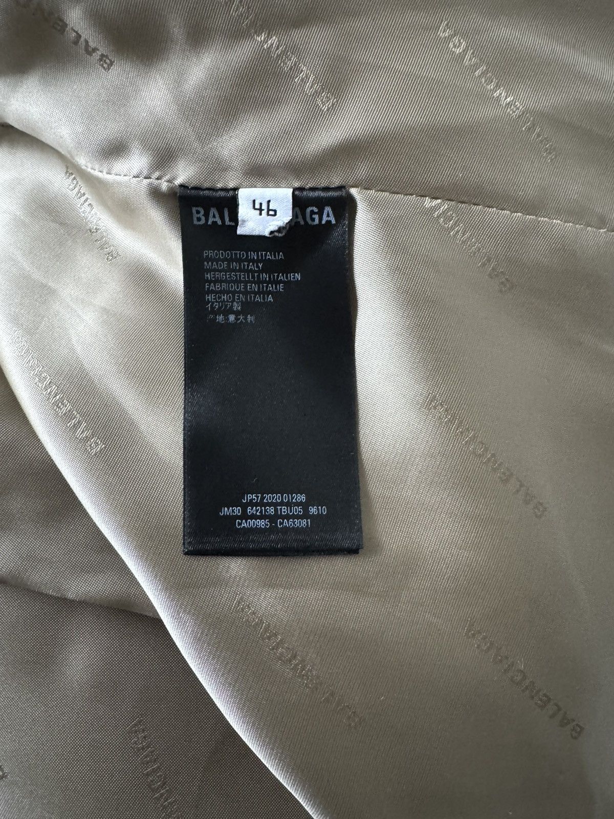 Balenciaga Balenciaga Steroid Coat Size US S / EU 44-46 / 1 - 6 Thumbnail