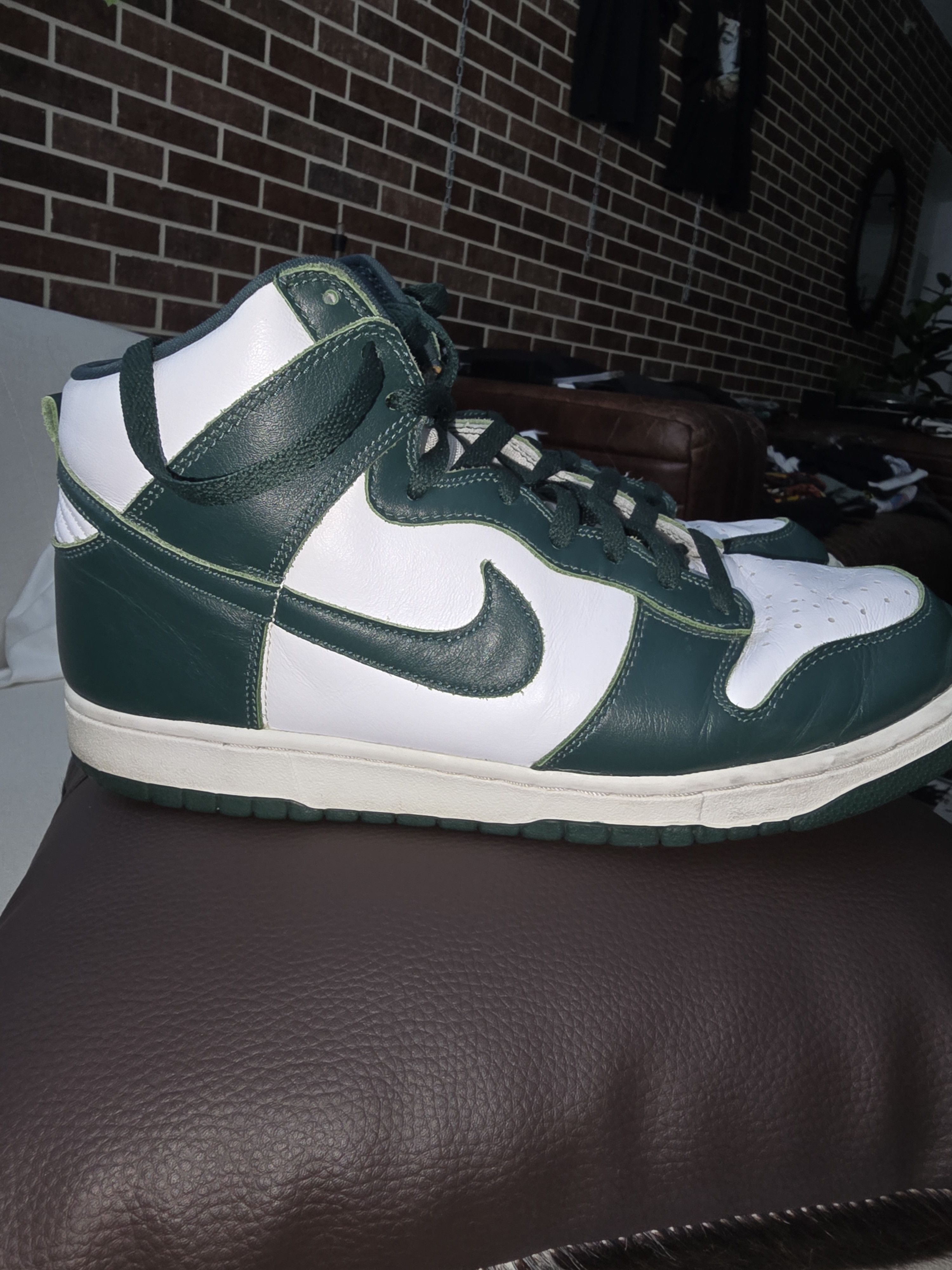 Nike Green Nike Dunks Size US 12 / EU 45 - 3 Thumbnail