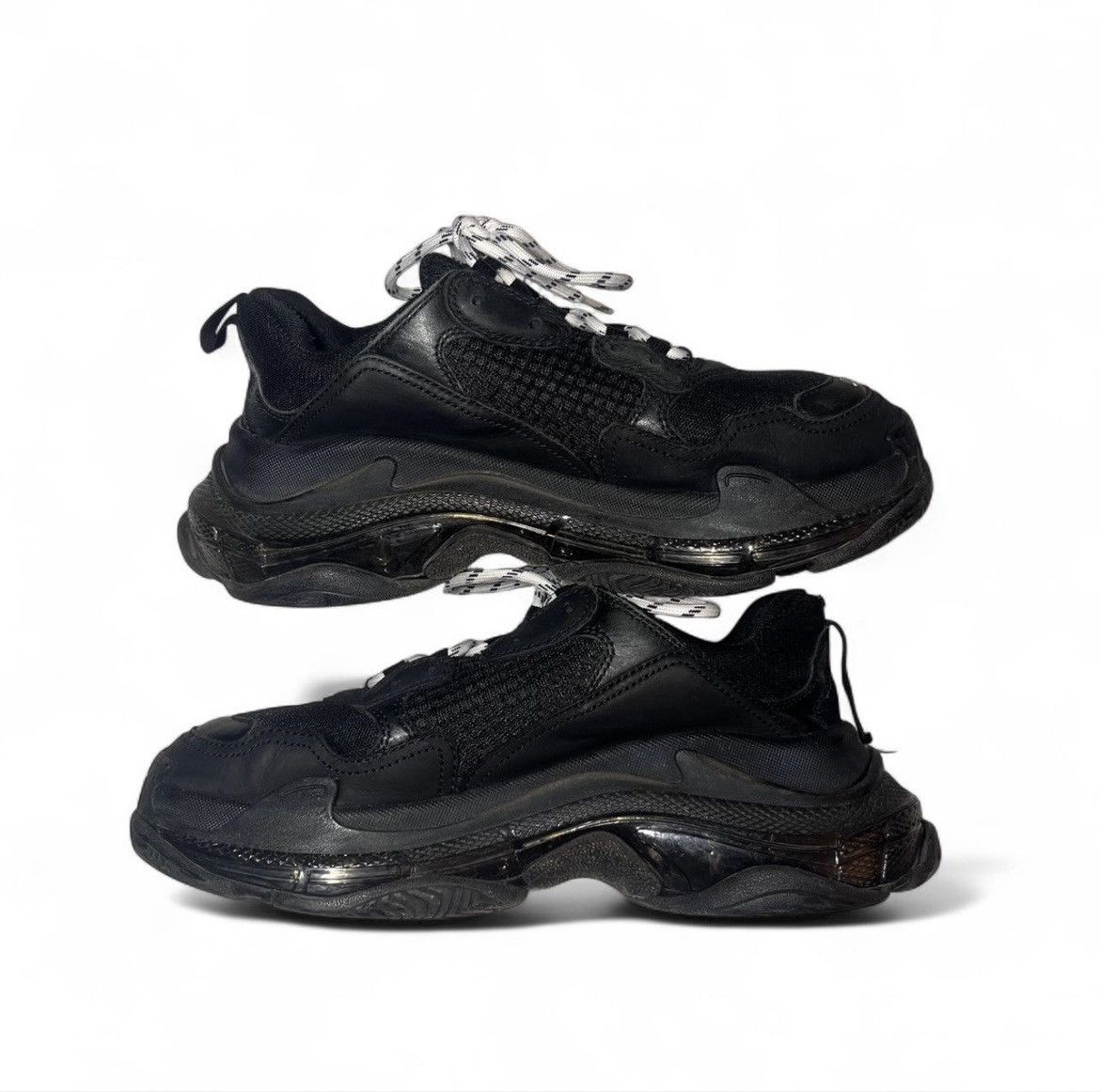 Balenciaga Balenciaga triple S black EU 42 Size US 9 / EU 42 - 3 Thumbnail