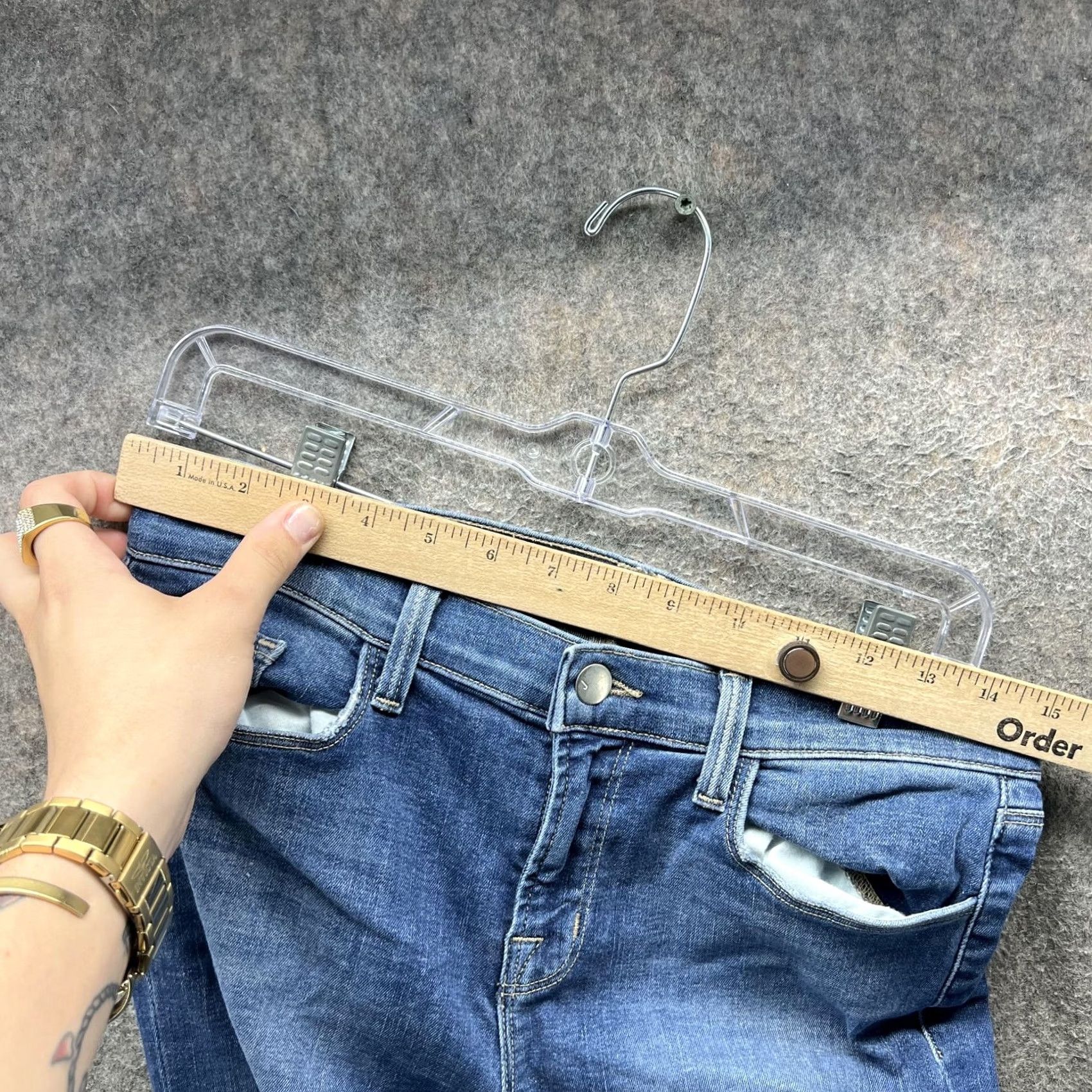 J Brand J Brand Jeans Womens 29 Blue Medium Wash Mid Rise Skinny Slim Fit Denim Pants Size 29" - 7 Thumbnail