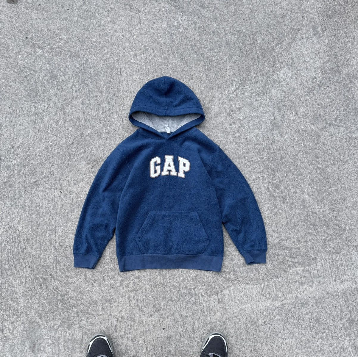 Other Vintage GAP Y2K avantgarde streetwear fleece hoodie Size US XS / EU 42 / 0 - 1 Thumbnail