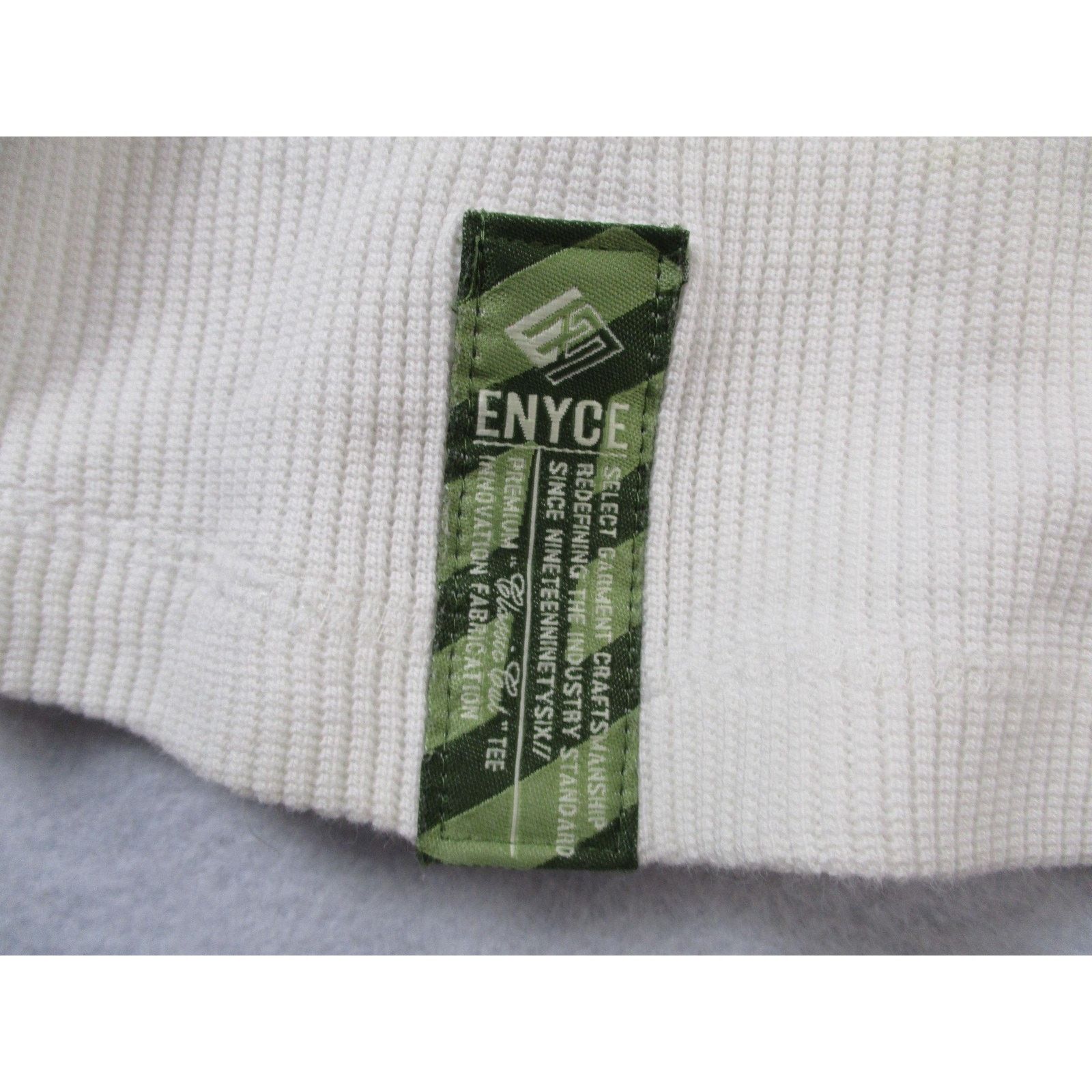Enyce Enyce Mens 2XL White Camo Logo Thermal Waffle Knit LS Tee Size US XXL / EU 58 / 5 - 4 Thumbnail
