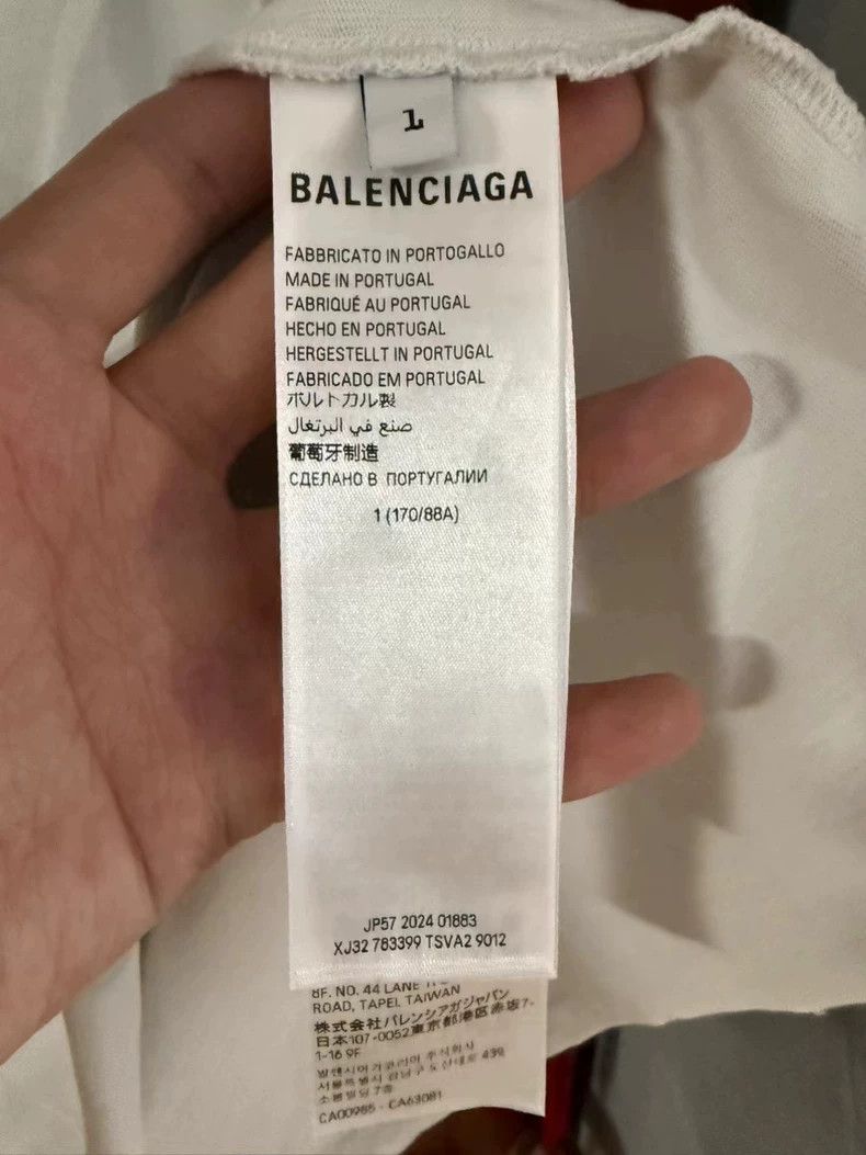 Balenciaga Balenciaga Flocking jacquard broken logo short sleeves Size US S / EU 44-46 / 1 - 4 Thumbnail