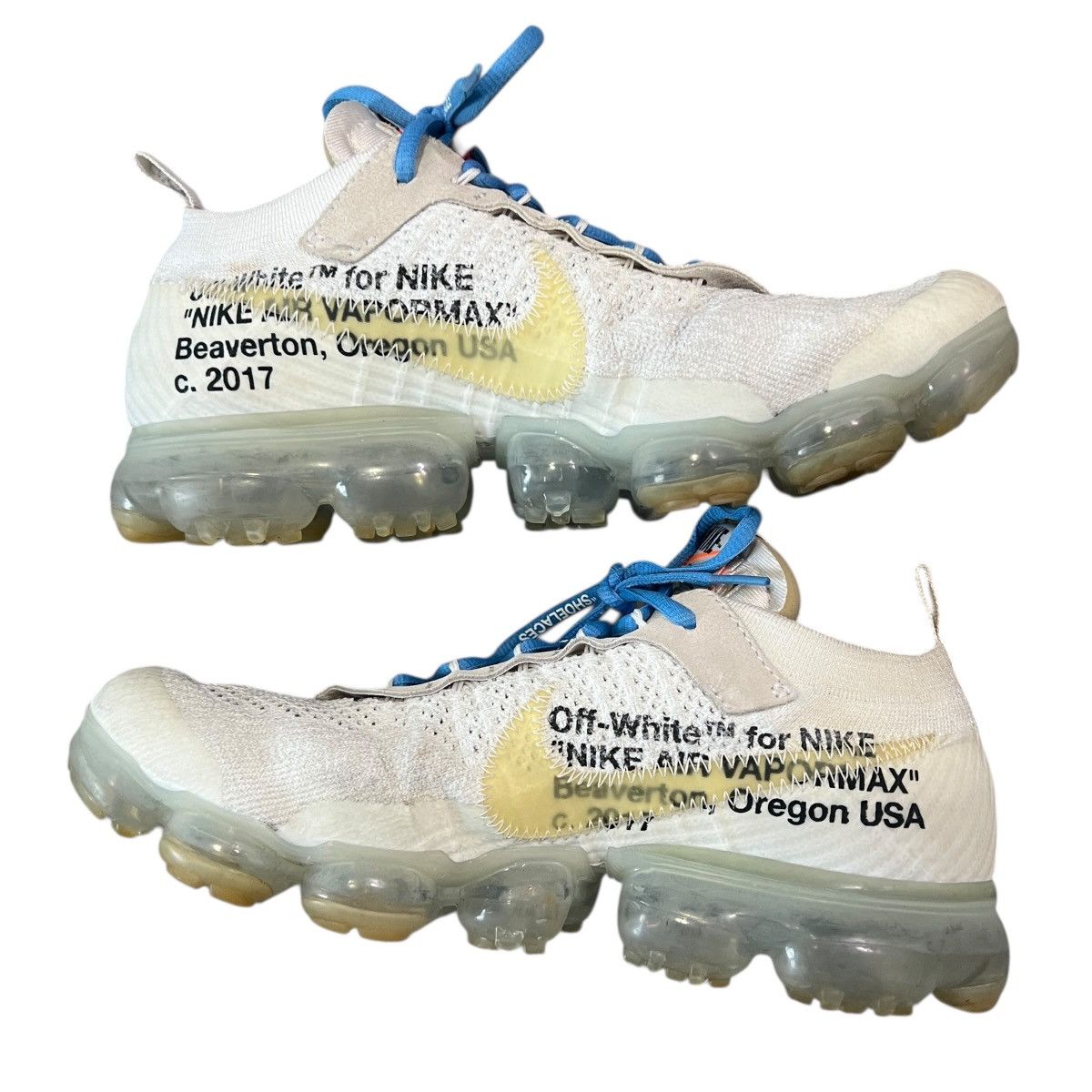 Nike × Off-White OFF-WHITE 2017 Virgil Abloh × NIKE AIR VAPORMAX "THE TEN" Size US 8.5 / EU 41-42 - 4 Thumbnail