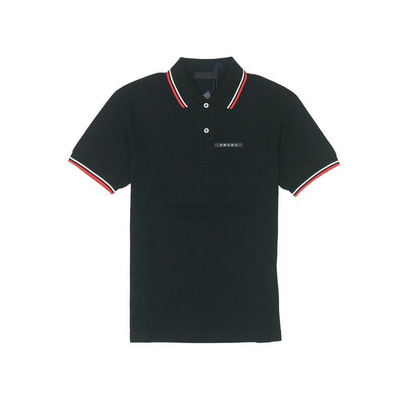 Prada Logo Casual Short Sleeve Polo Shirt-2506
