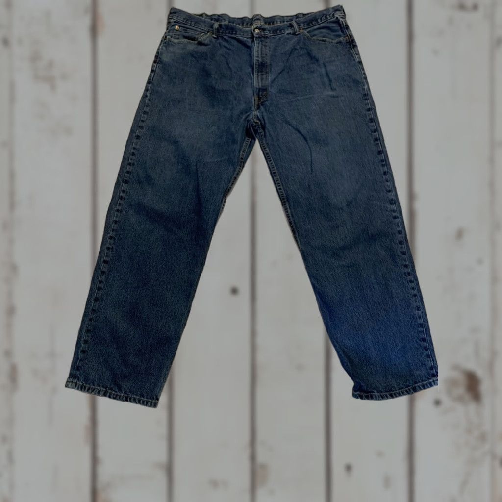 Levi's VINTAGE Levi's 550 Jeans Mens 46x33 Relaxed Taper Denim Blue 90s Mens Size US 30 / EU 46 - 1 Thumbnail