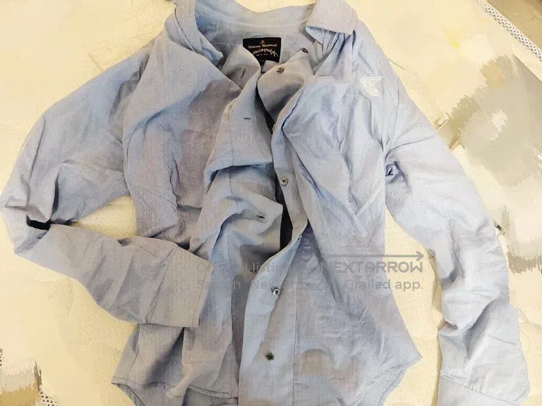 Vivienne Westwood Vivienne Westwood Drunken man's shirt blue Size M / US 6-8 / IT 42-44 - 1 Thumbnail
