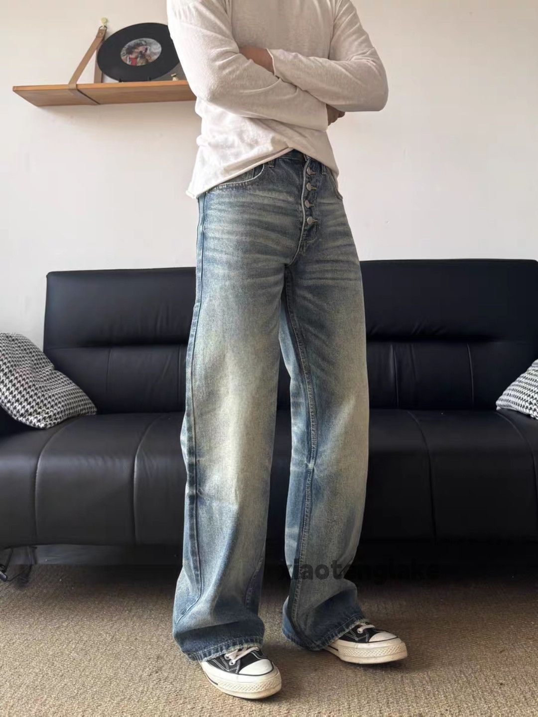 Jean zx vintage washed faded cleanfit yuppie y2k jeans Size US 32 / EU 48 - 5 Thumbnail