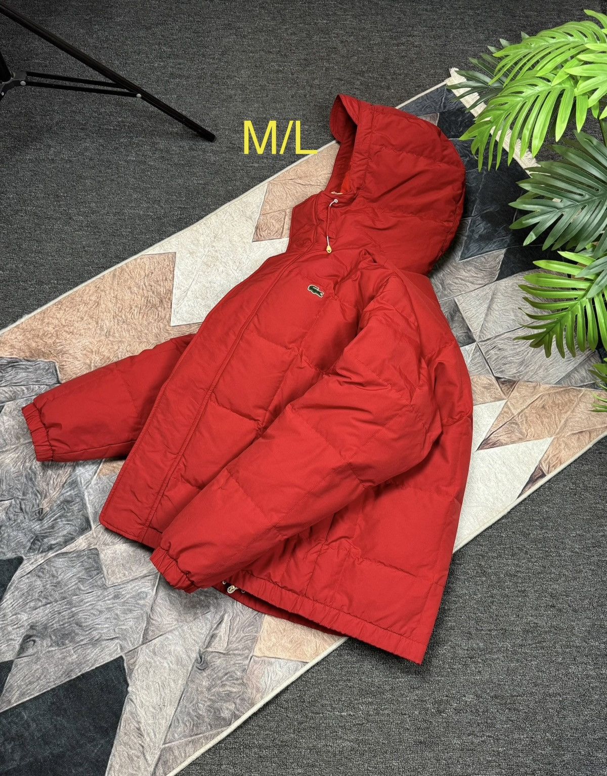 Lacoste LACOSTE LIVE DOWN JACKET PUFFER Y2K DRILL STYLE SIZE M Size US M / EU 48-50 / 2 - 3 Thumbnail