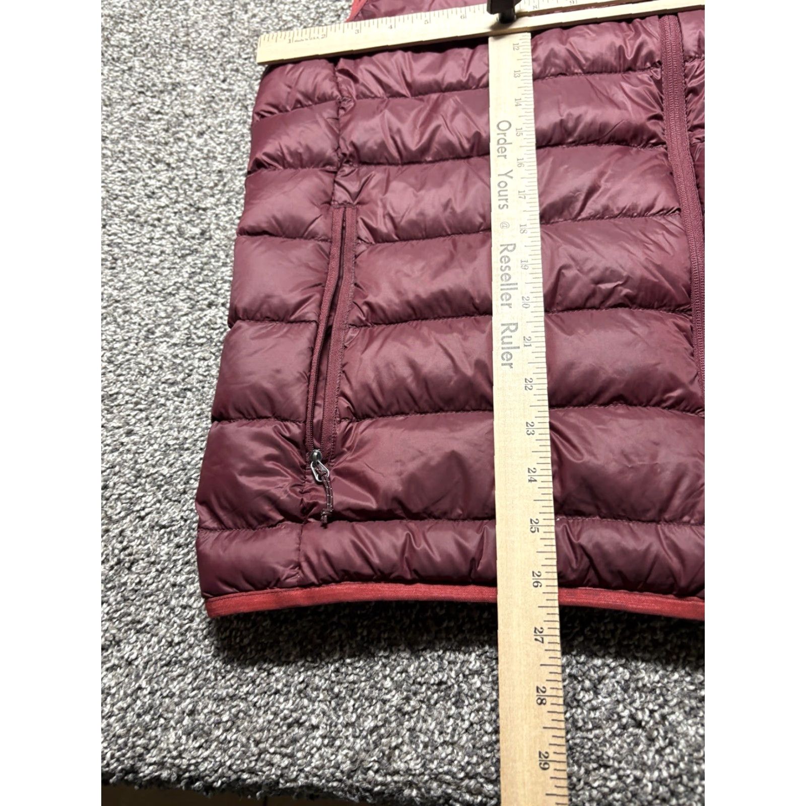 Eddie Bauer VINTAGE Eddie Bauer Puffer Vest Mens L Red Down Full Zip Lightweight Nylon EB650 Quilted Outdoors Size US L / EU 52-54 / 3 - 6 Thumbnail