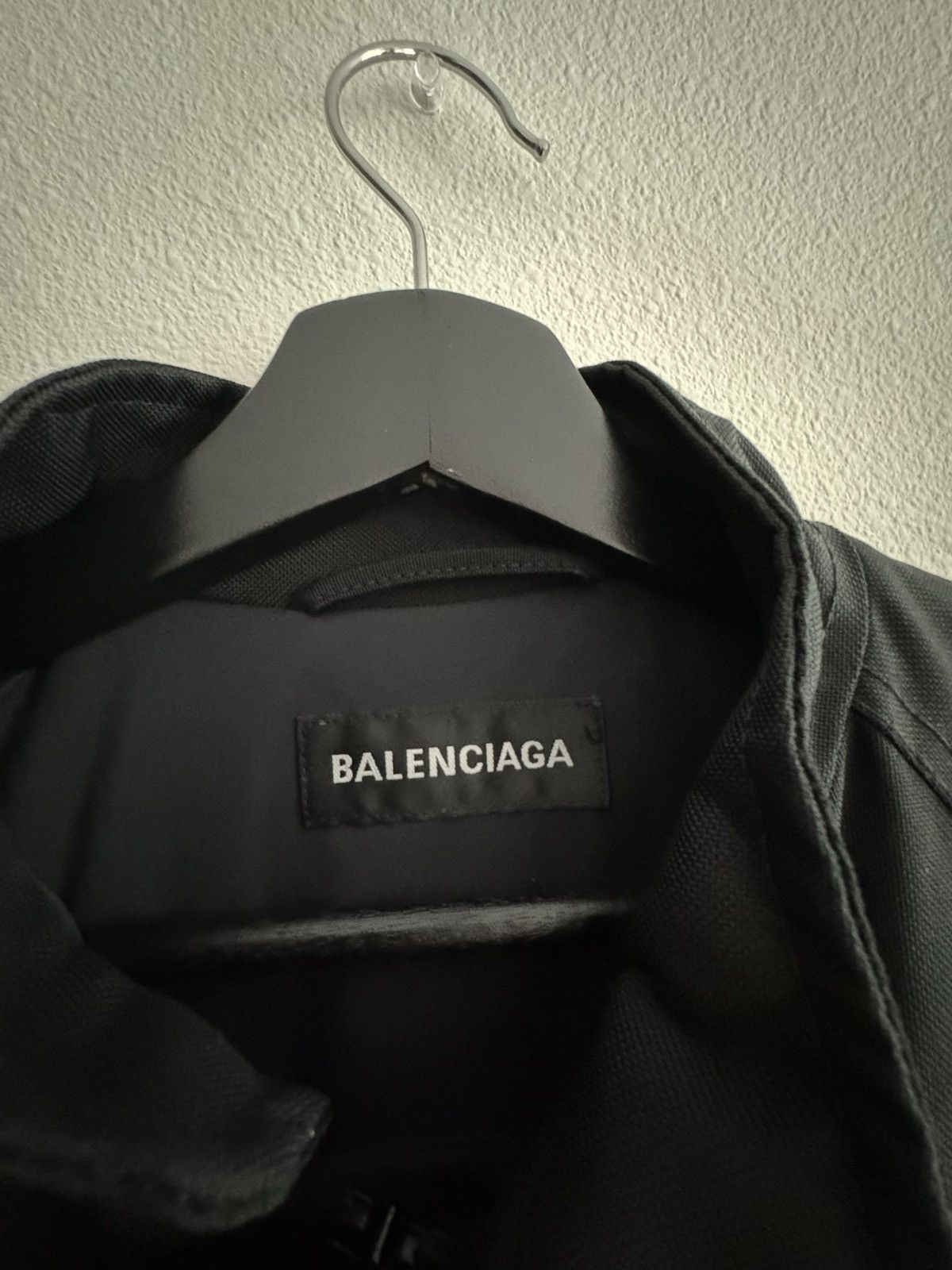 Balenciaga Canvas Biker Jacket Size US M / EU 48-50 / 2 - 6 Thumbnail