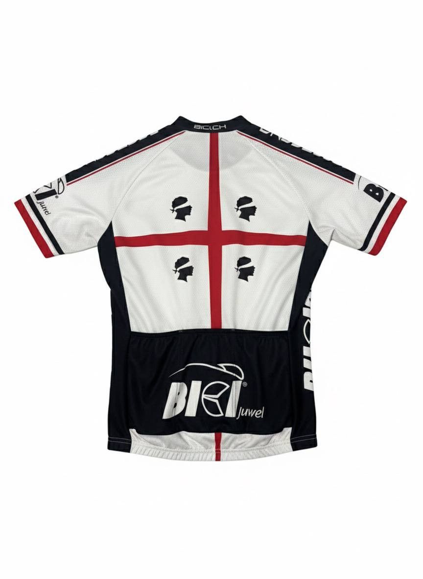 Vintage Rare Marcello Bergamo Italy Sardegna Team Cycling Shirt Size US M / EU 48-50 / 2 - 2 Thumbnail