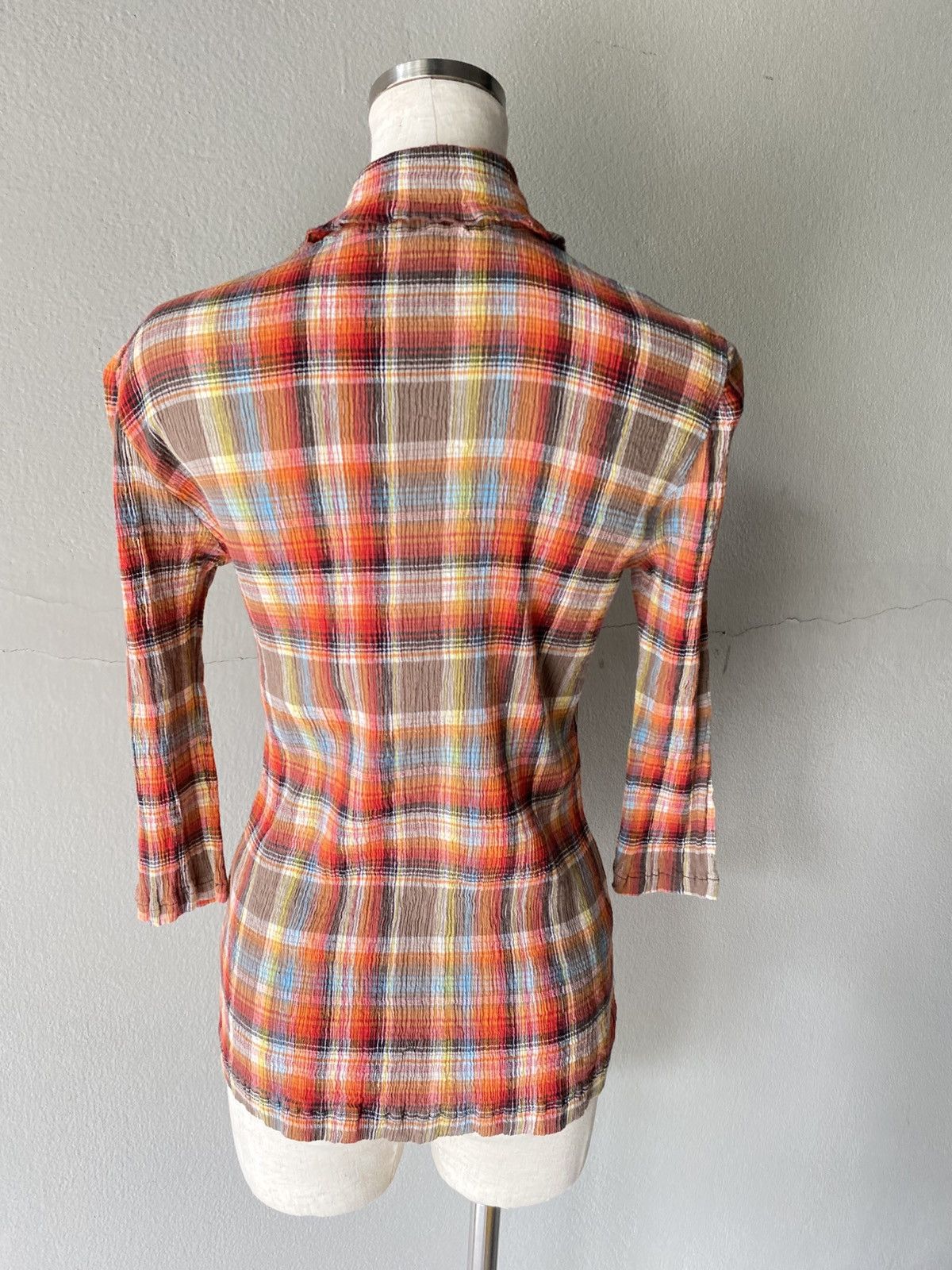 Tsumori Chisato TSUMORI CHISATO Vibrant Orange Statement Shirt. Size XS / US 0-2 / IT 36-38 - 14 Thumbnail
