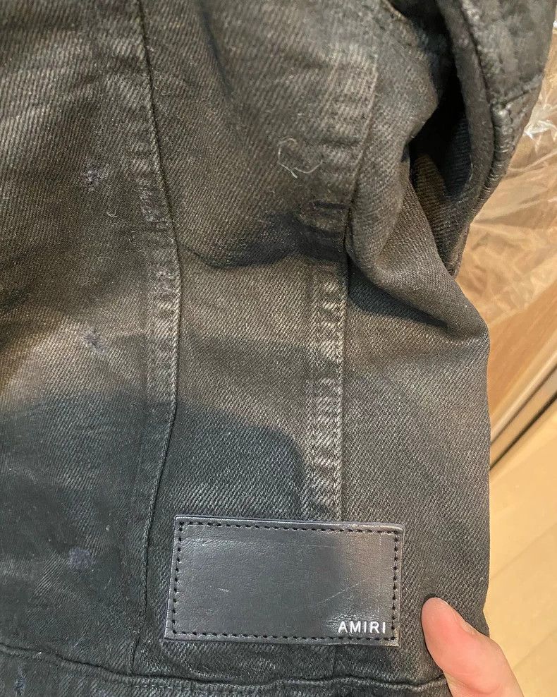 Amiri Amiri Washed black MX2 denim jacket 2502-Nextarrow Size US S / EU 44-46 / 1 - 3 Thumbnail