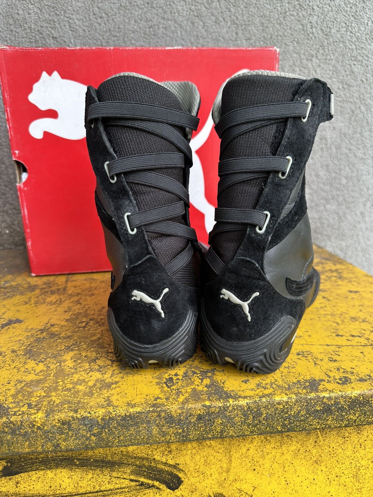 Puma Puma Slidre mid moto boots vintage shoes archive mostro Size US 9 / IT 39 - 5 Thumbnail