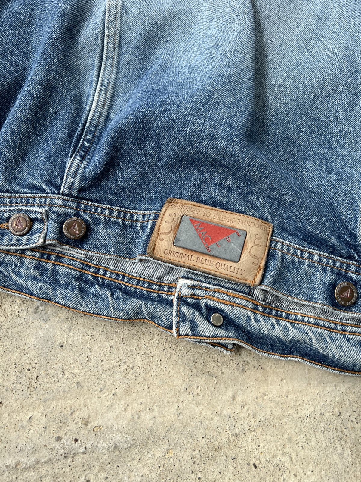 Vintage Mac Blue Vintage Denim Jacket Size M / US 6-8 / IT 42-44 - 7 Thumbnail