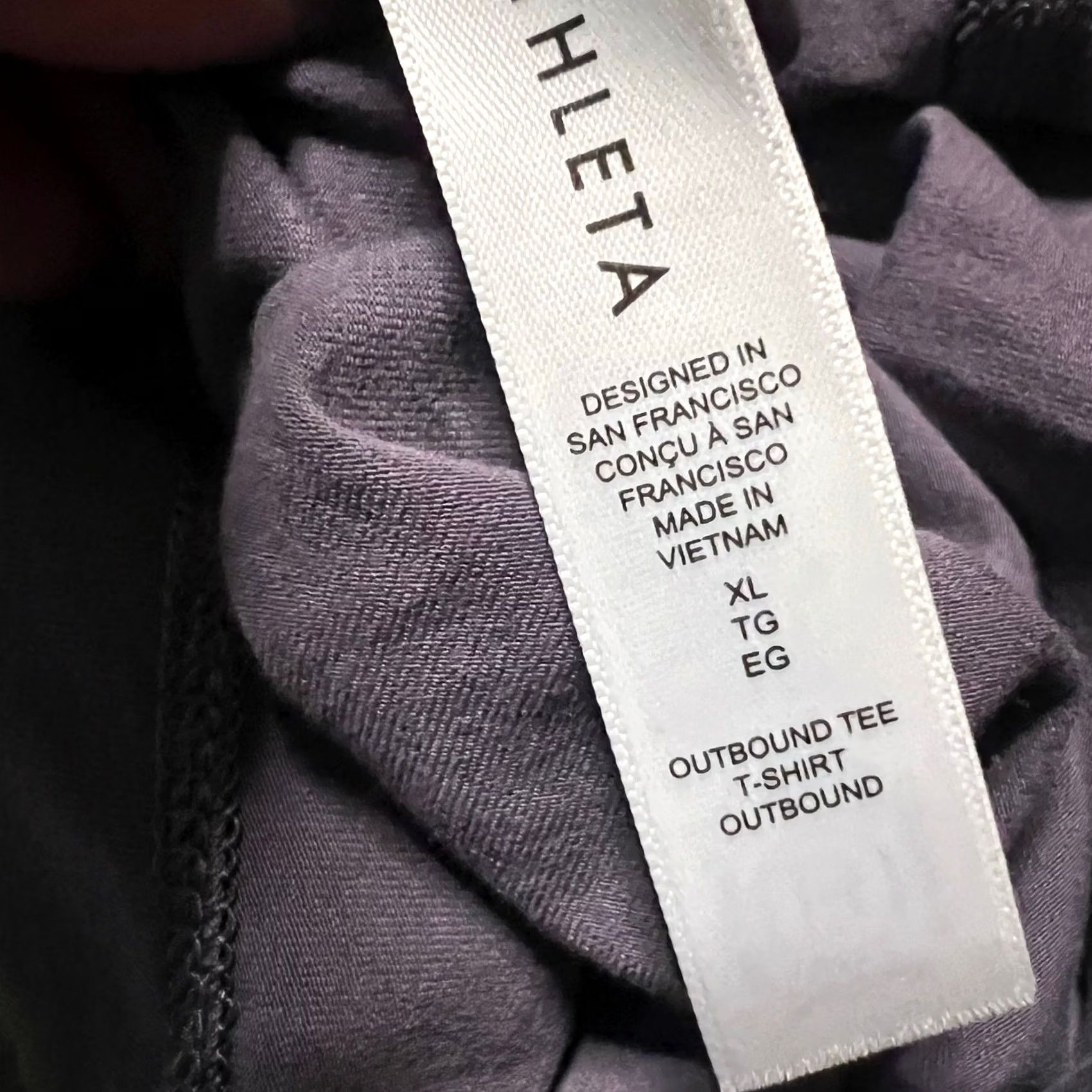 Athleta Athleta Outbound Tee Shirt Womens XL Purple Short Sleeve Shirt Size XL / US 12-14 / IT 48-50 - 6 Thumbnail