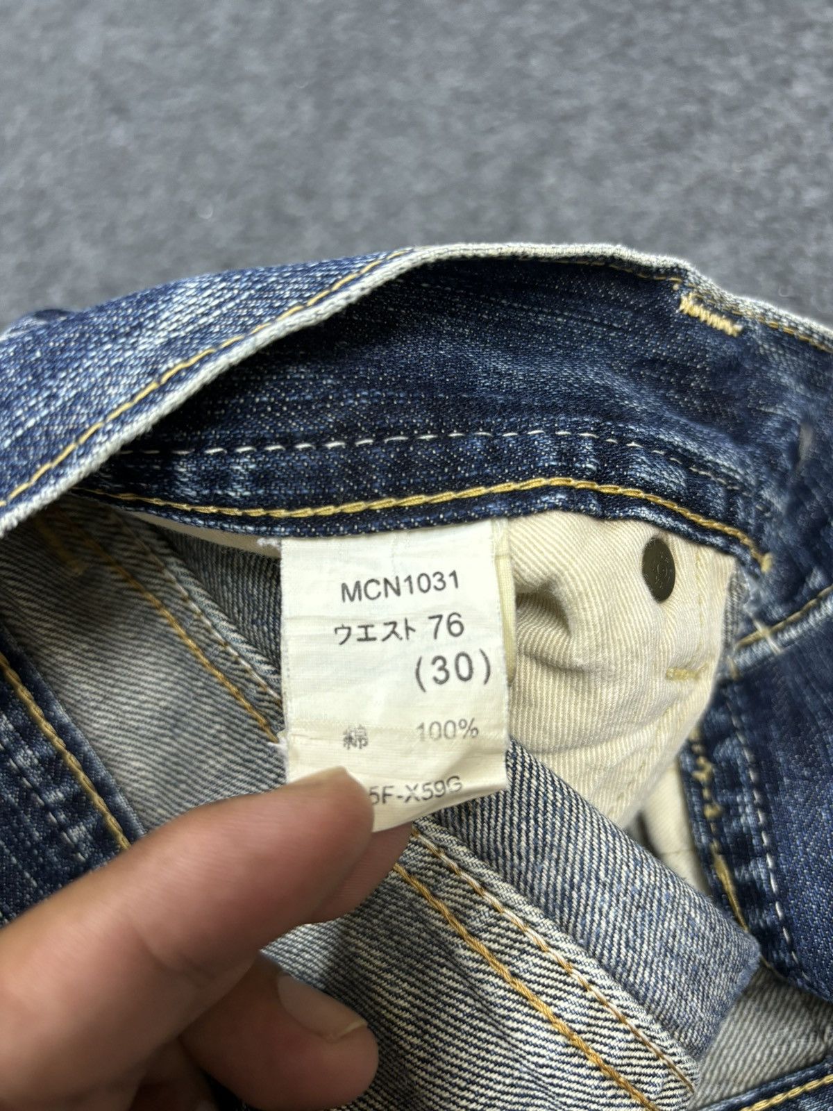 Japanese Brand 💥90s Style💥Archival DENIMCRAFT Insne Wash Style Denim F931 Size US 32 / EU 48 - 17 Thumbnail