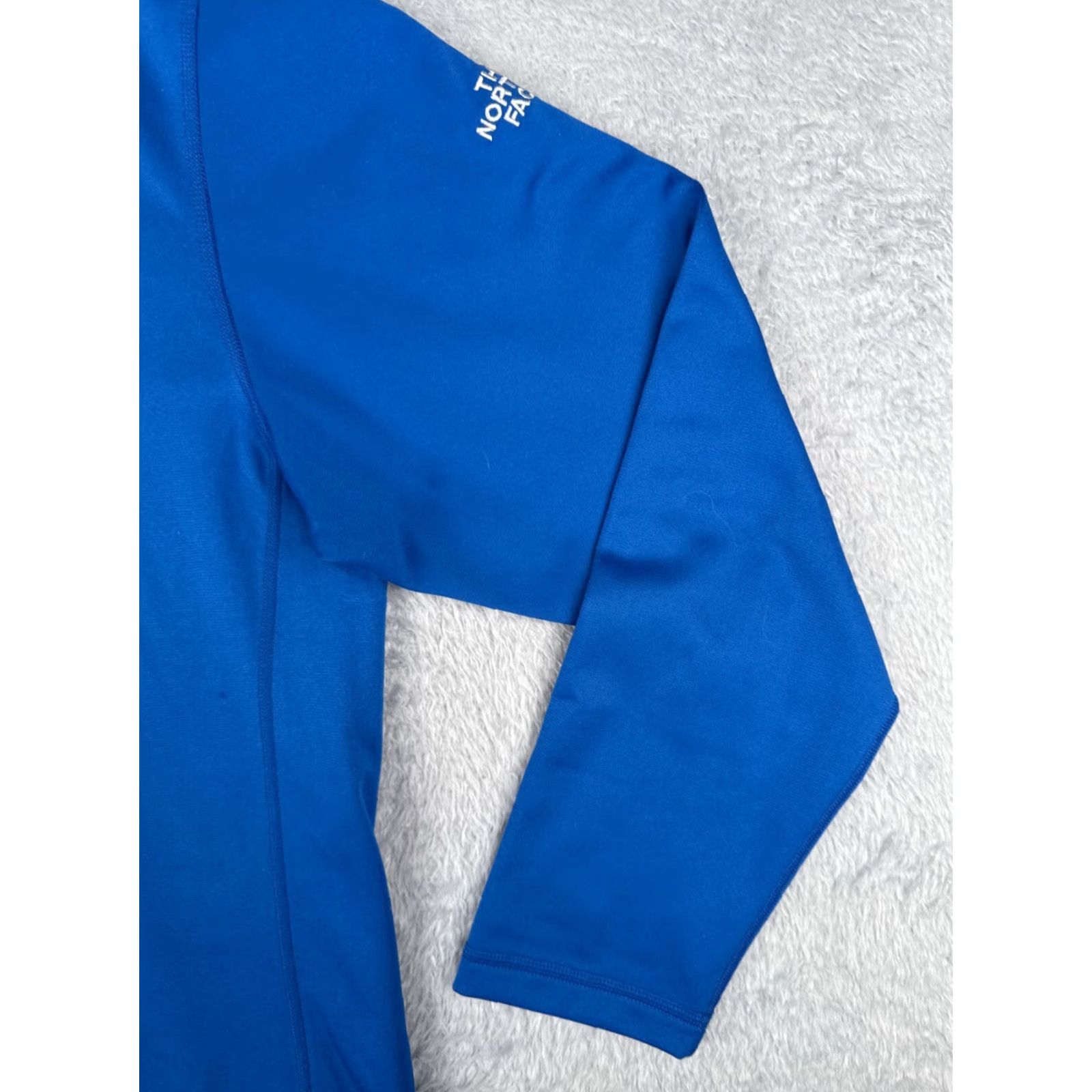 The North Face The North Face Sweater Mens XL Blue 1/4 Zip Mock Neck Polyester Fleece Embroidered Logo Pullover Casual Men’s Core Size US XL / EU 56 / 4 - 2 Thumbnail