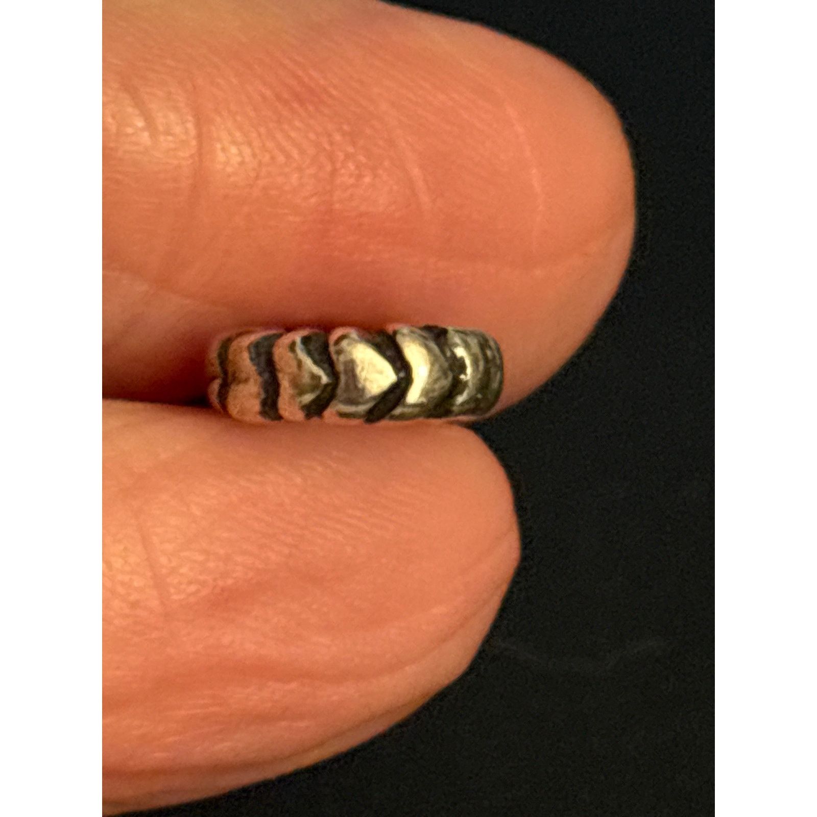 pandora Pandora Sterling Silver Heart Spacer Charm Size ONE SIZE - 7 Thumbnail