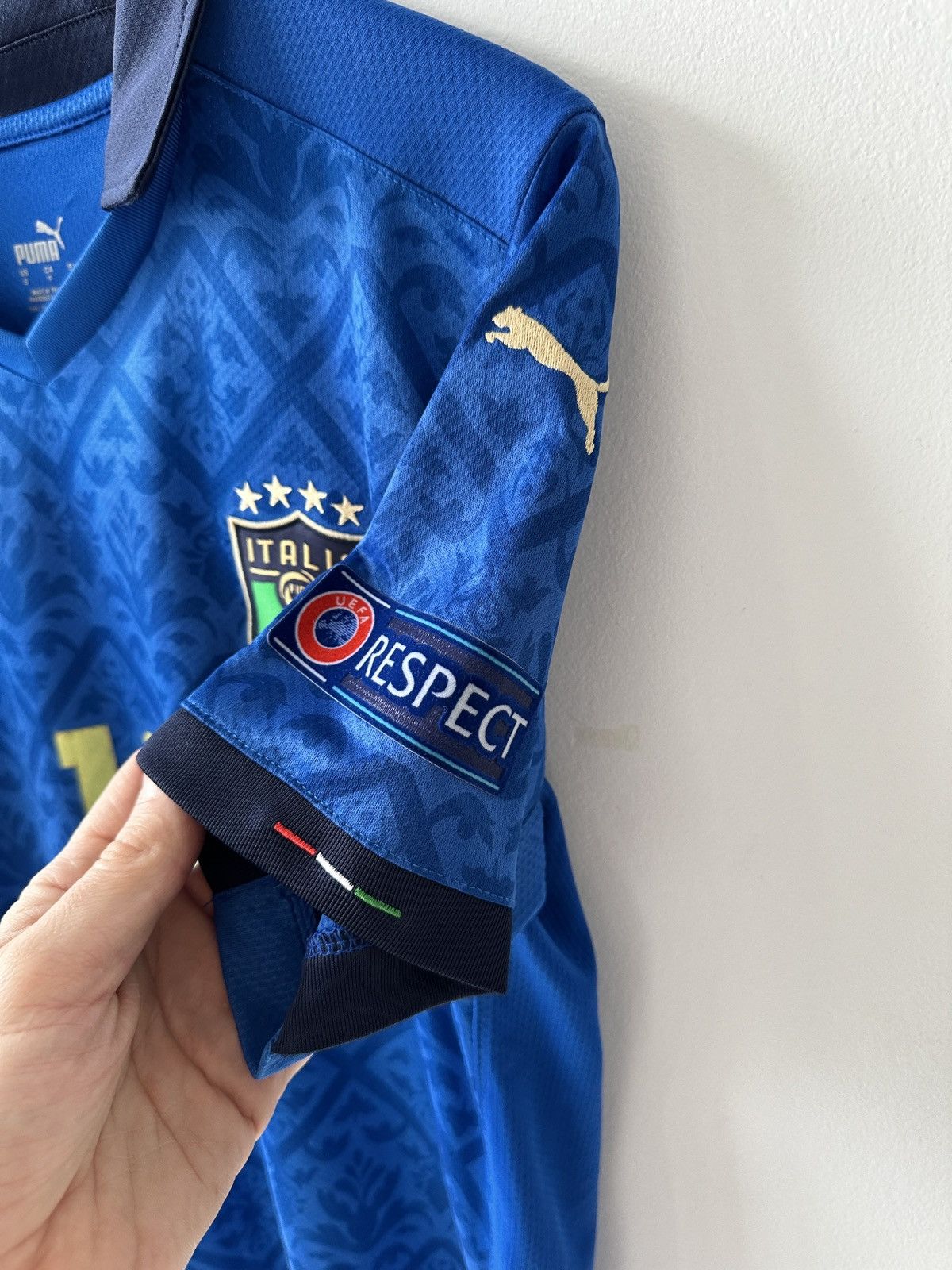 Puma Italy National Team Jersey 2020 Puma #14 Chiesa Size US S / EU 44-46 / 1 - 8 Thumbnail