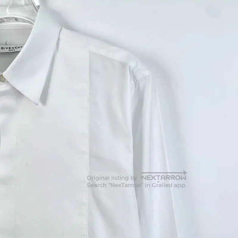 Givenchy Givenchy White Cotton Women's Shirt . Size XXS / US 00 / IT 34 - 3 Thumbnail