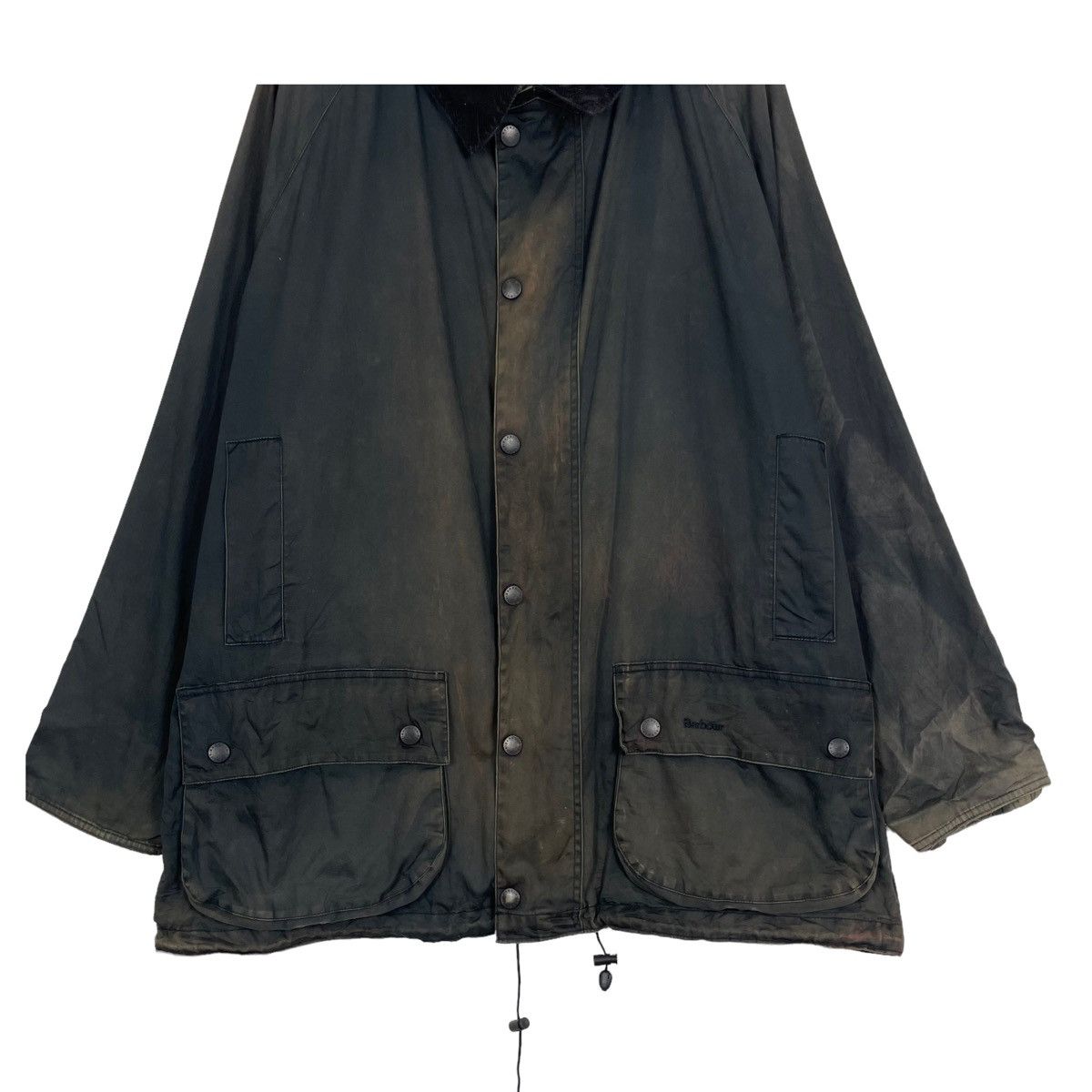 Barbour × Vintage 💥BARBOUR WAXED LIGHTWEIGHT BEAUFORT SUNFADED JACKET Size US XL / EU 56 / 4 - 5 Thumbnail