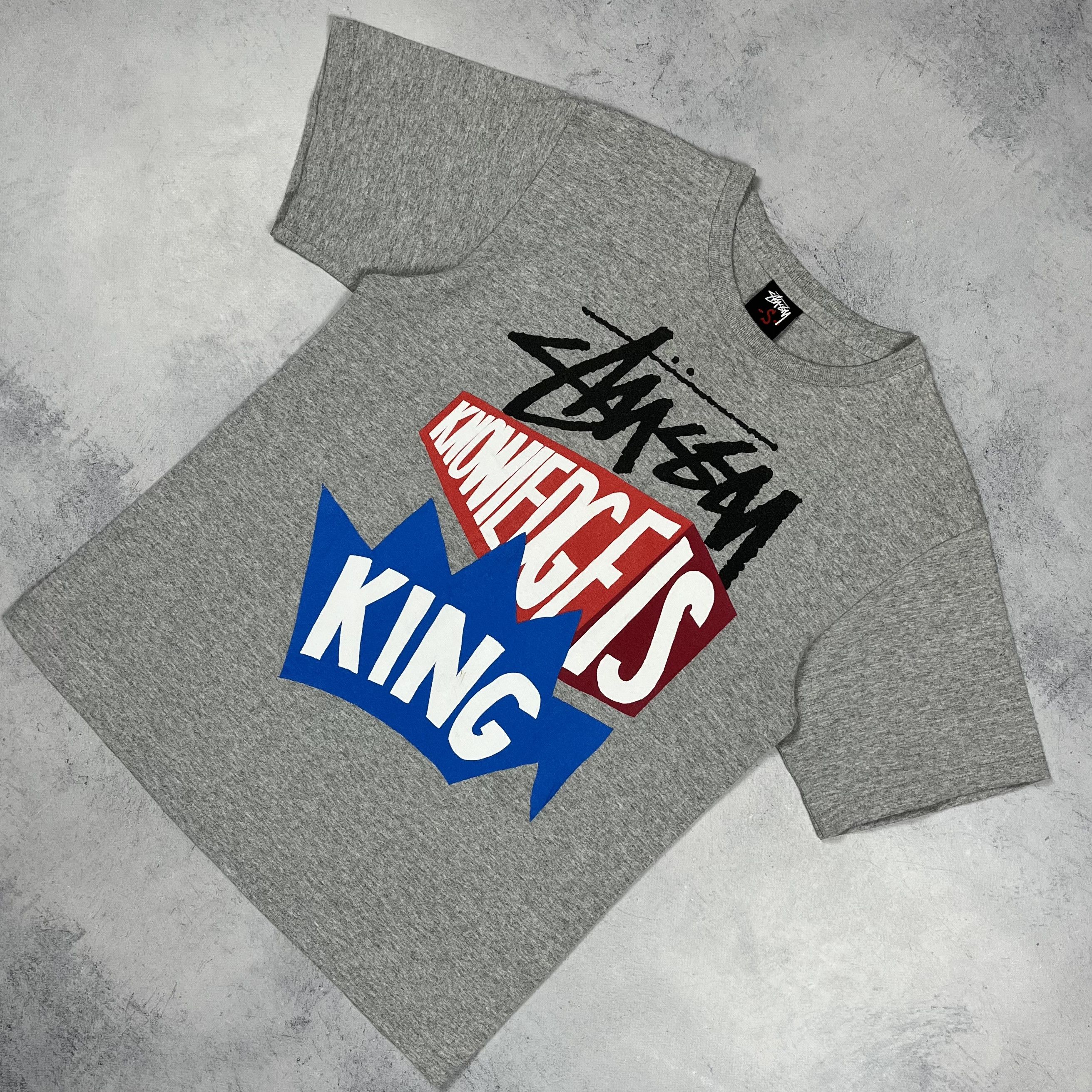 Stussy Vintage Stussy King Graffiti Big Logo T Shirt 00’s Size US S / EU 44-46 / 1 - 1 Thumbnail