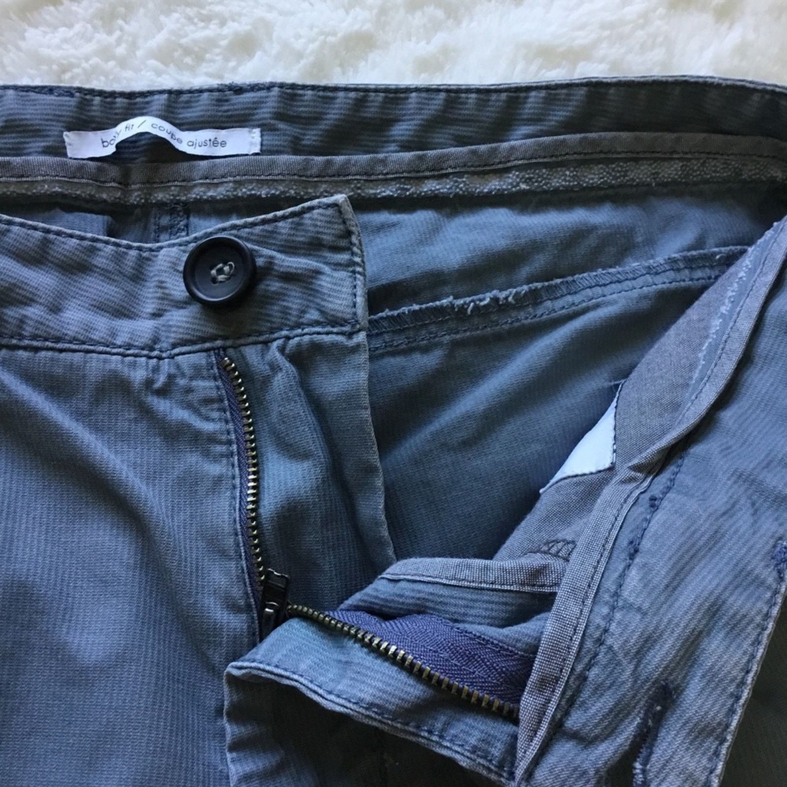 Calvin Klein Calvin Klein Light Gray Men Body Fit Pants Size US 32 / EU 48 - 12 Thumbnail