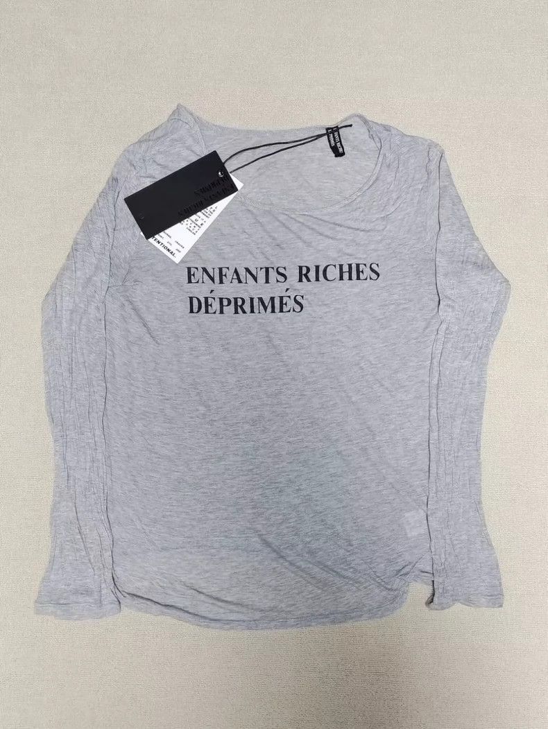 Enfants Riches Deprimes Enfants Riches Deprimes Slogan Worn Long Sleeve 2501-Nexta Size US XL / EU 56 / 4 - 1 Thumbnail